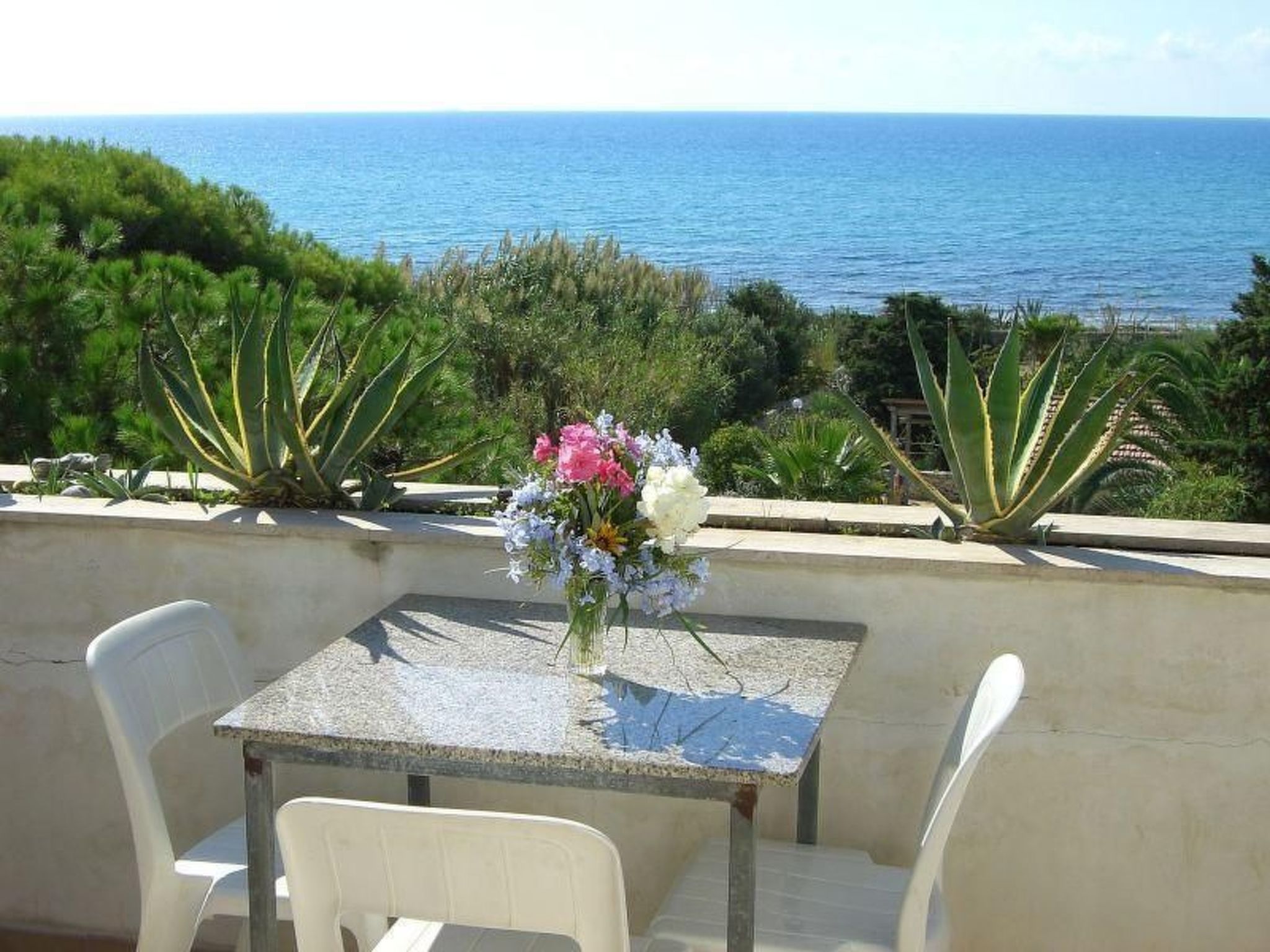 Villa Matilde: Kleine Ferienwohnung mit Meerblick-Binnen