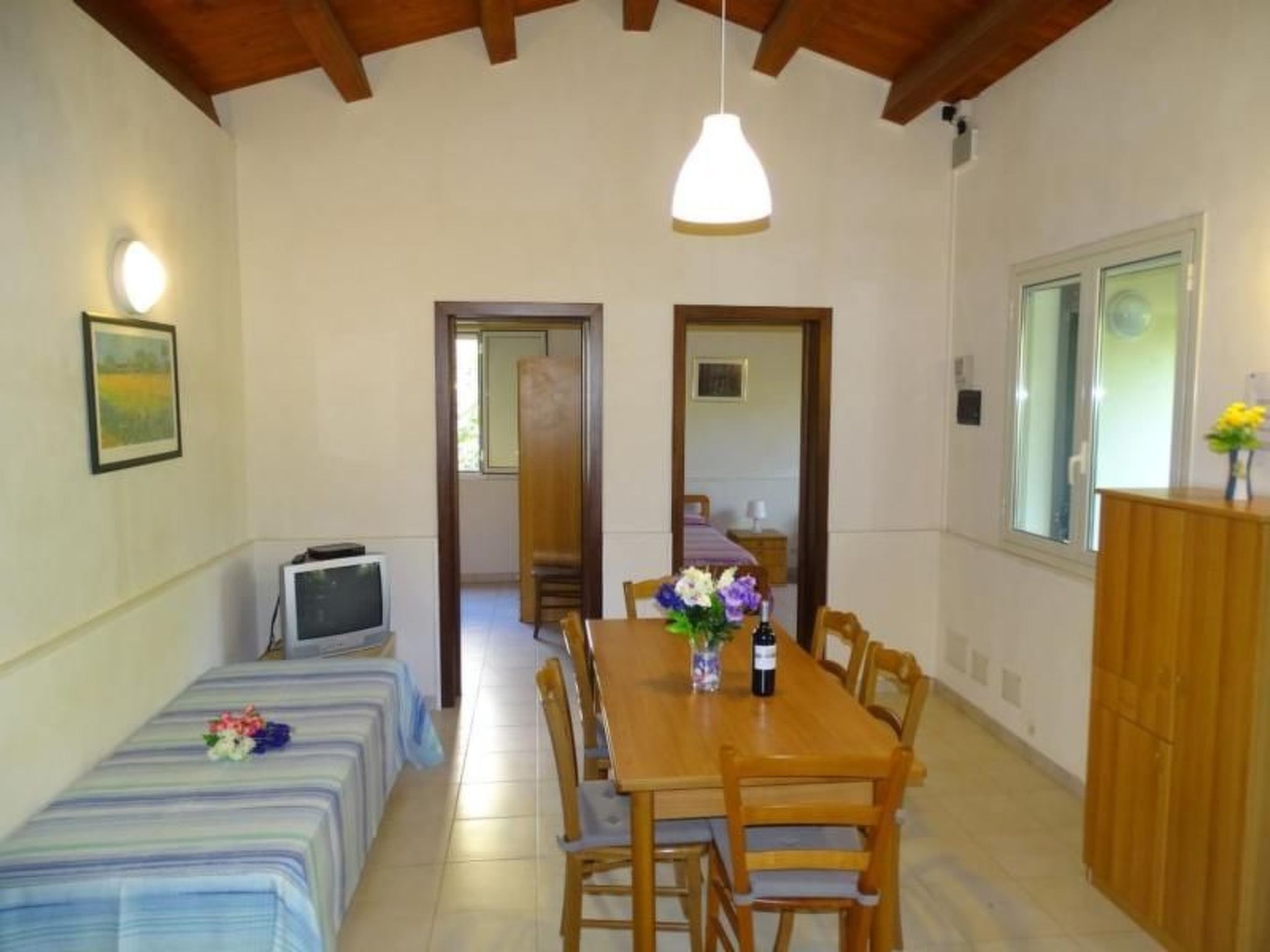 Schöner zentraler Bungalow direkt am Sandstrand auf Sizilien-Dedans