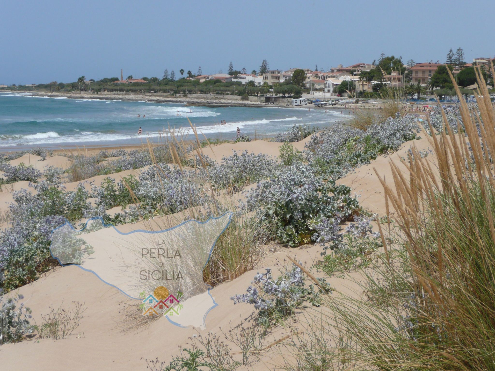 Schöner zentraler Bungalow direkt am Sandstrand auf Sizilien-Dedans