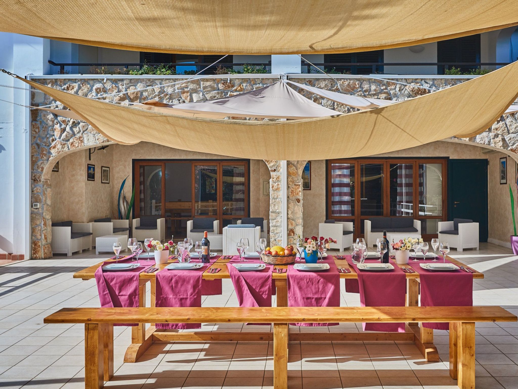 Für 15 Personen in Marina di Modica, Sizilien (Provinz Ragusa)-Binnen