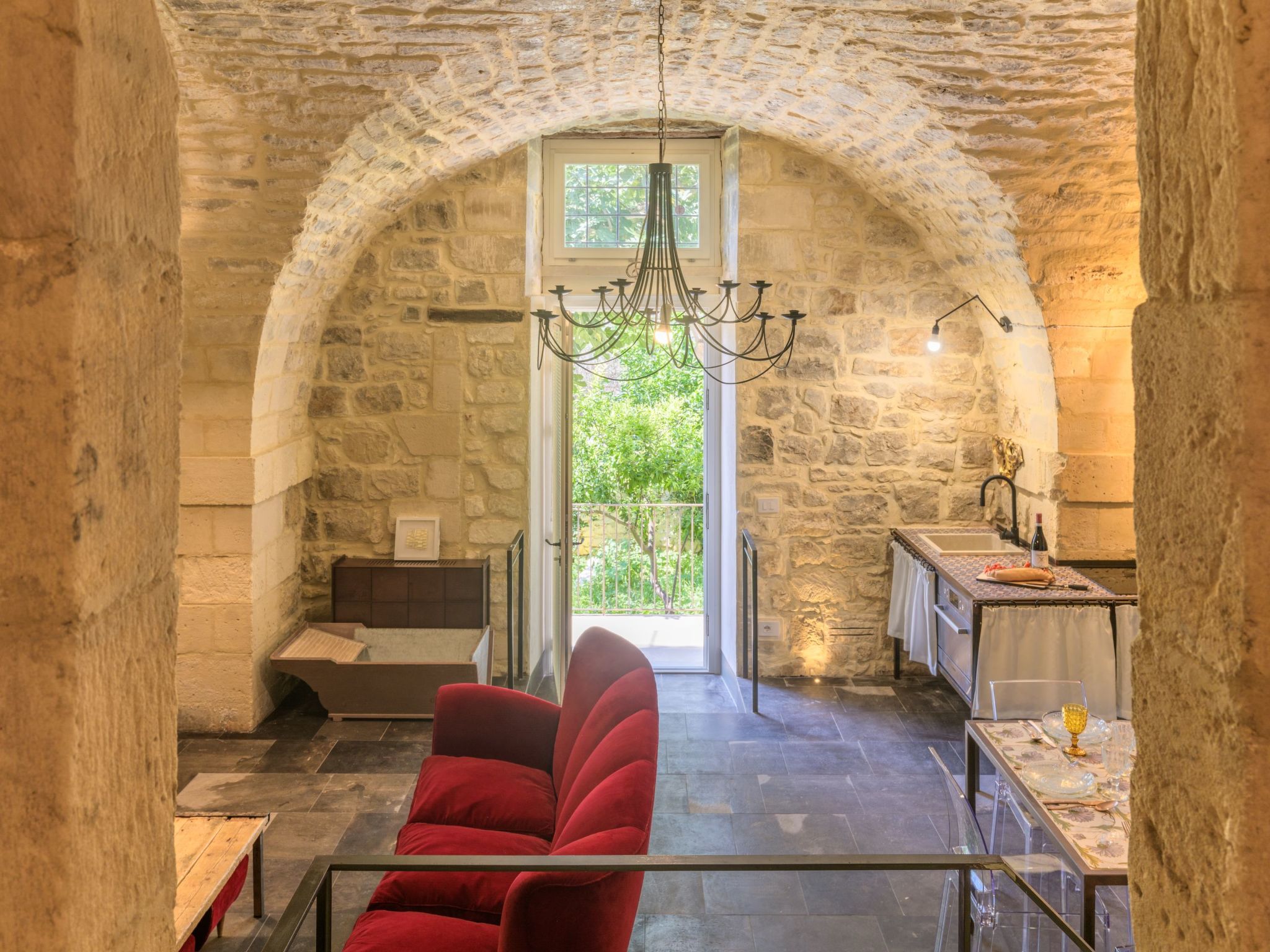 Wohnung 'Casa del Pozzo' mit Terrasse-Dedans