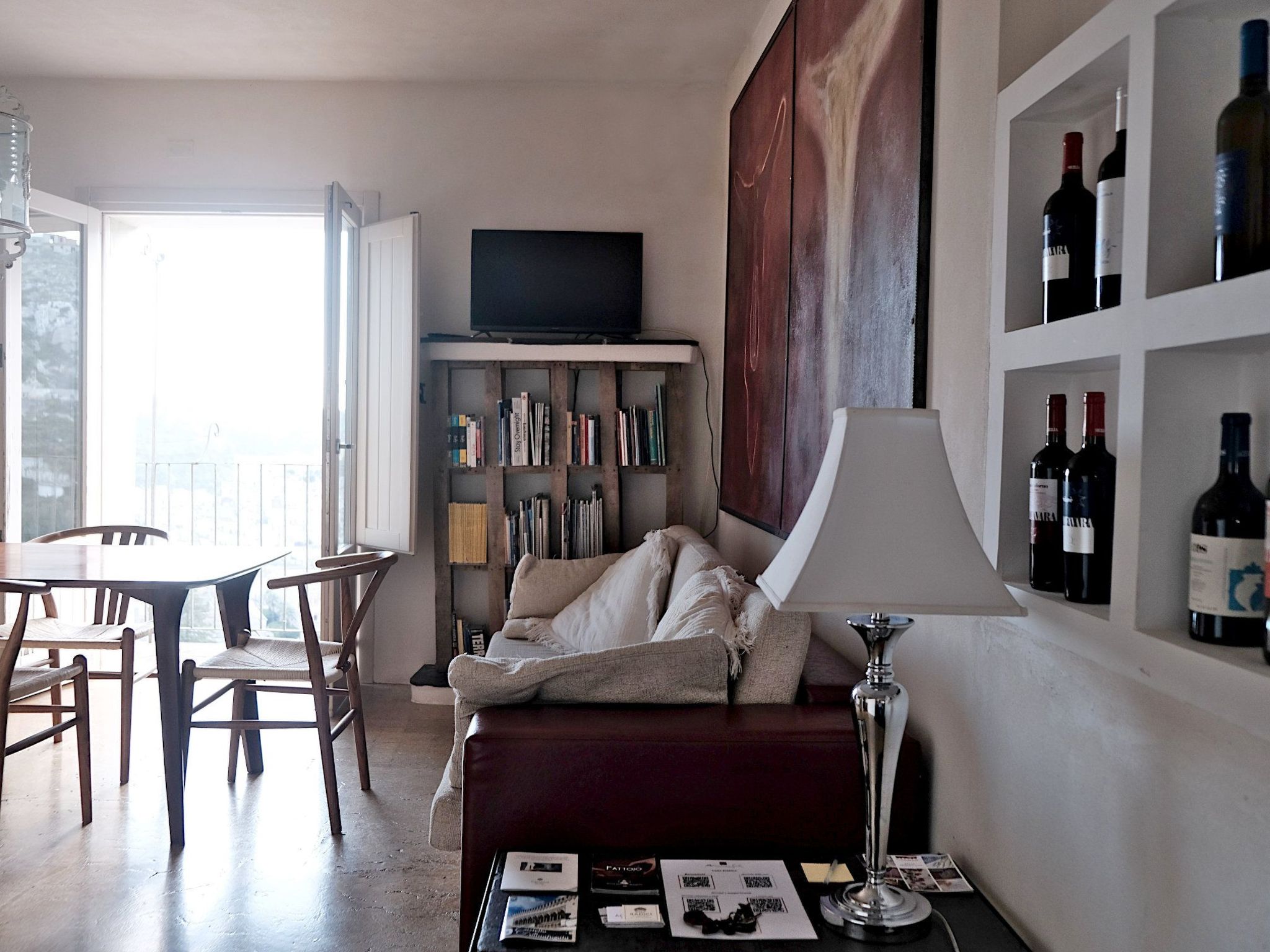 Eine Terrasse über Modica-Dedans