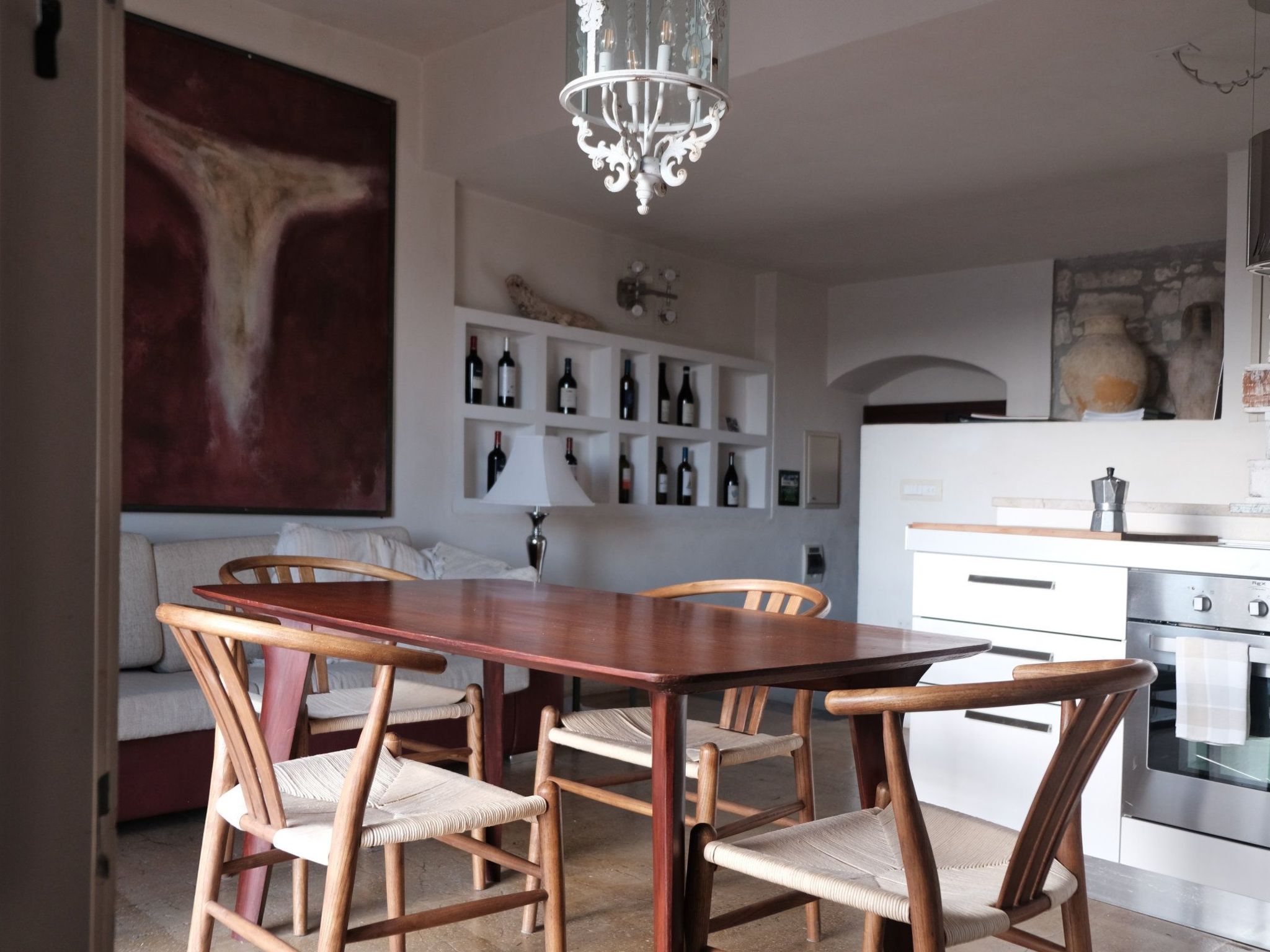 Eine Terrasse über Modica-Dedans