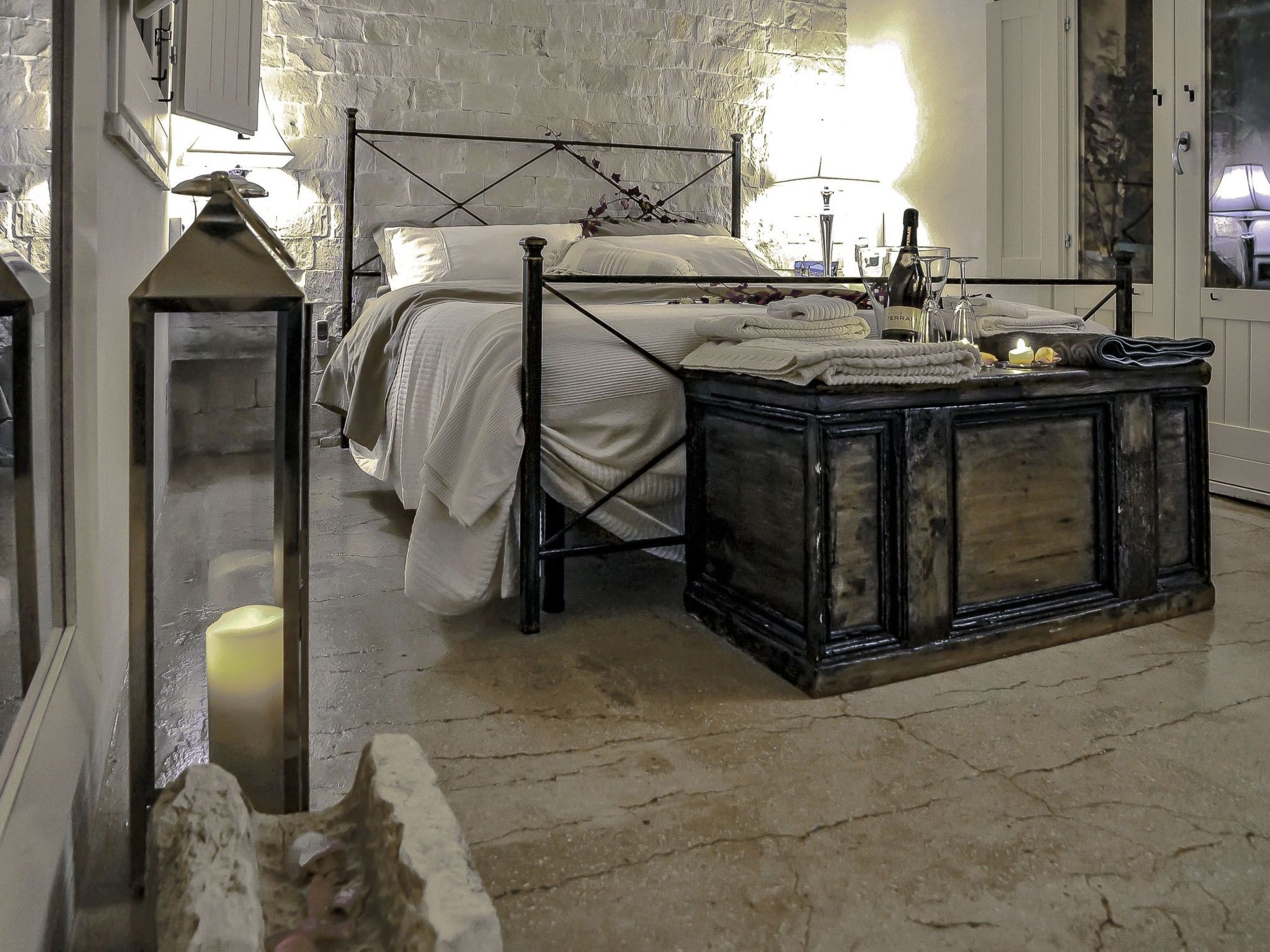 Eine Terrasse über Modica-Dedans