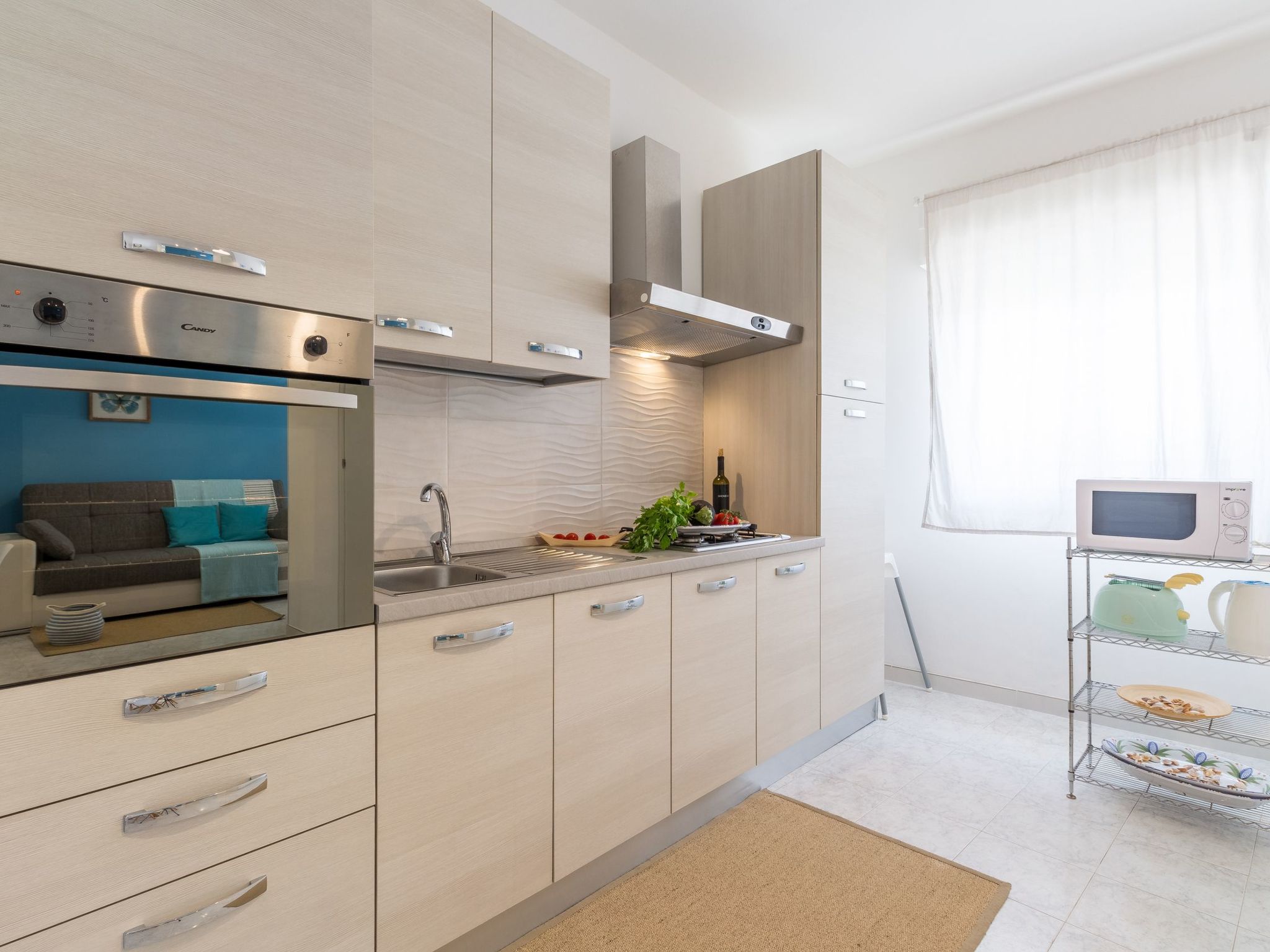 Kairòs, Wohnung 10 m vom Sandstrand entfernt-Binnen