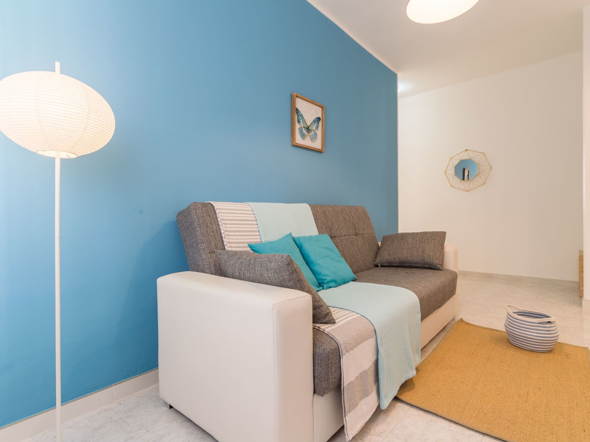 Kairòs, Wohnung 10 m vom Sandstrand entfernt-Binnen