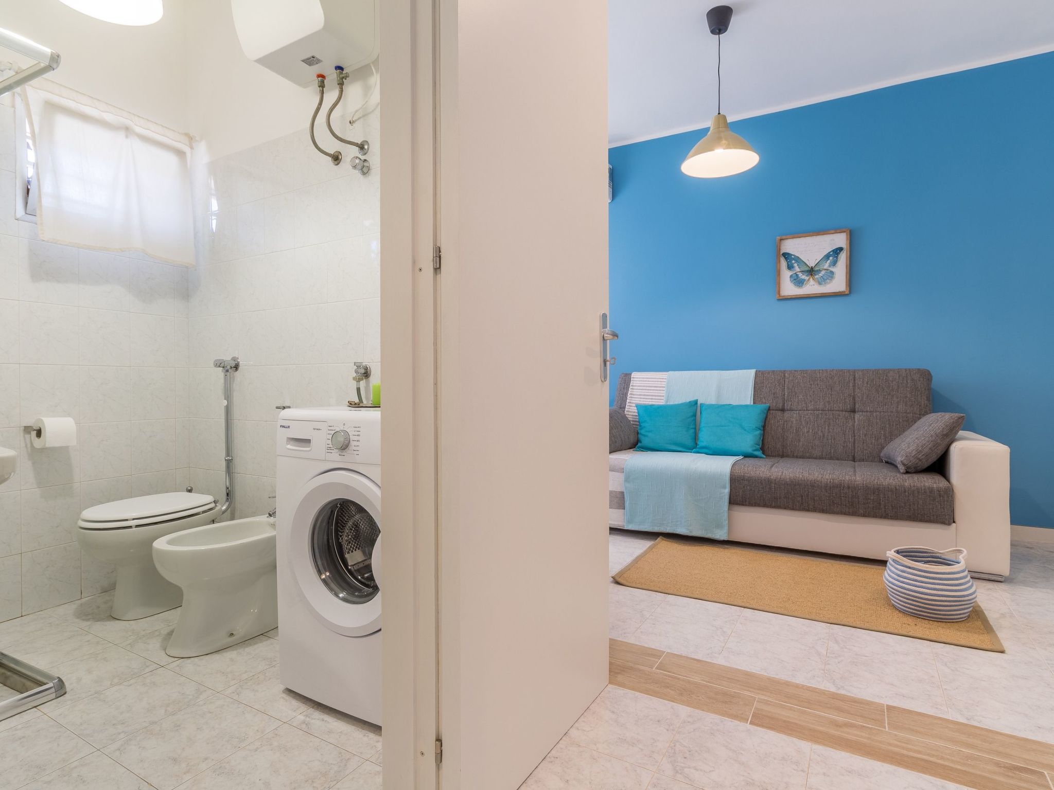 Kairòs, Wohnung 10 m vom Sandstrand entfernt-Binnen