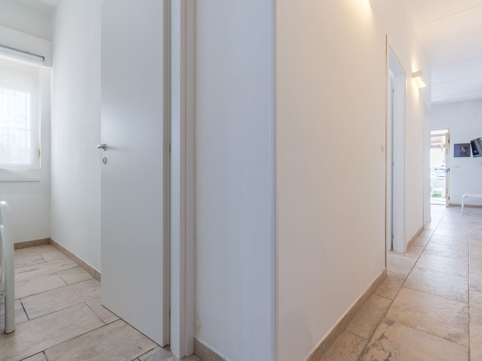 Edoné, Wohnung mit Blick auf einen Sandstrand-Binnen