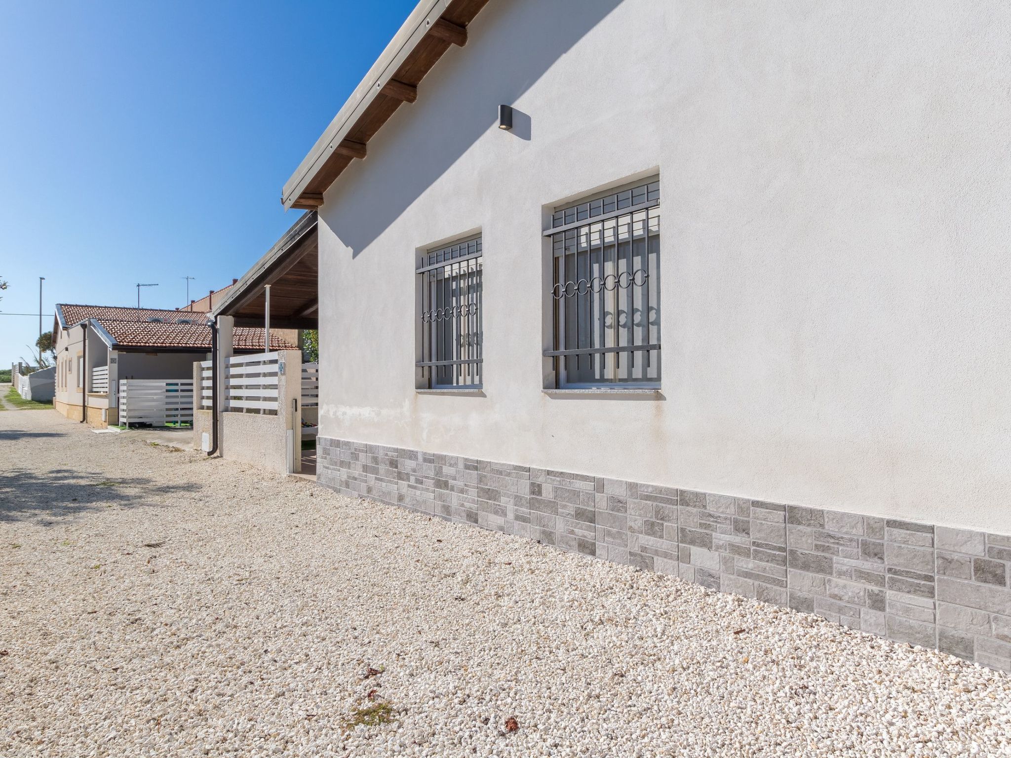 Edoné, Wohnung mit Blick auf einen Sandstrand-Binnen