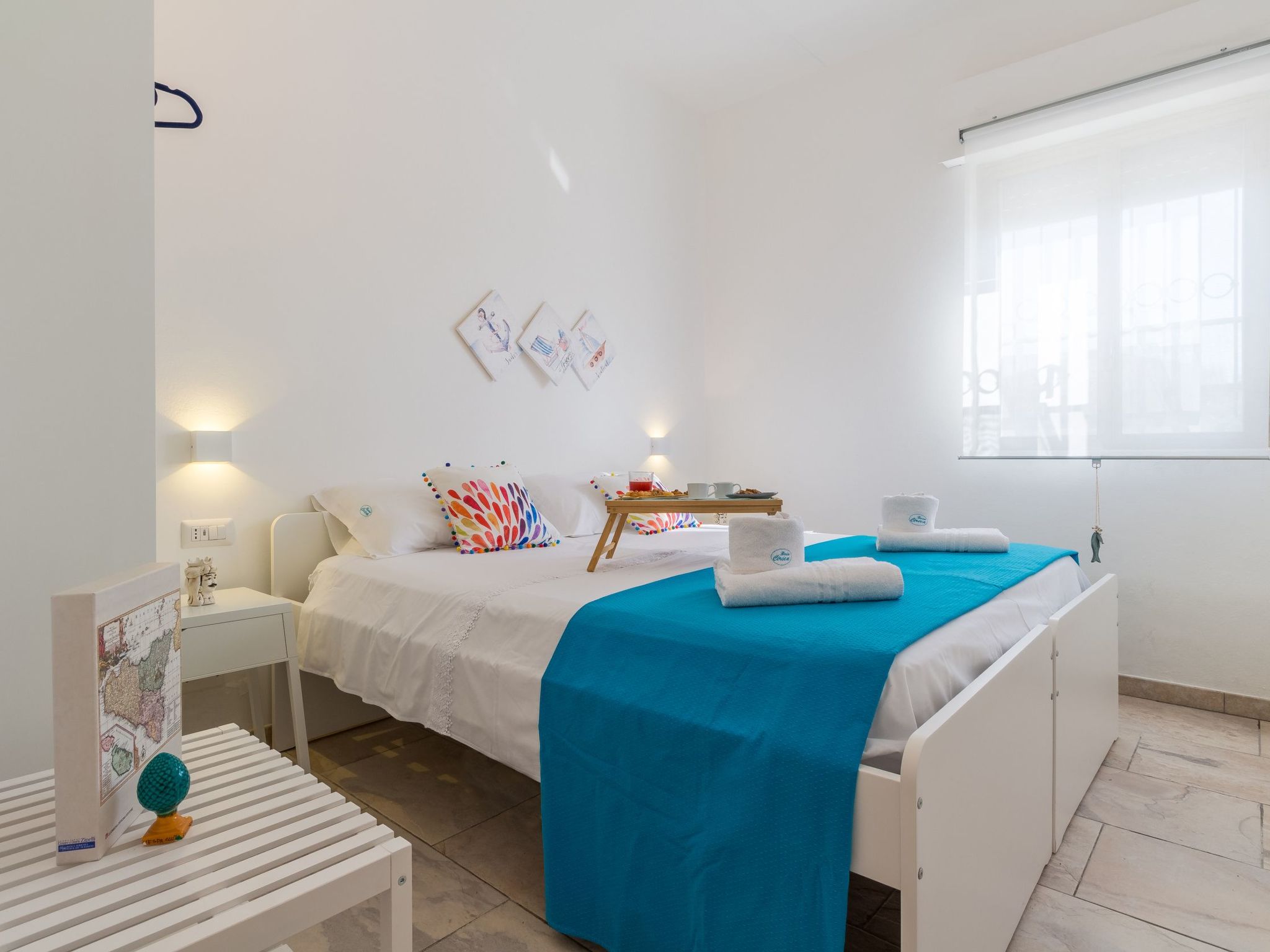 Edoné, Wohnung mit Blick auf einen Sandstrand-Binnen