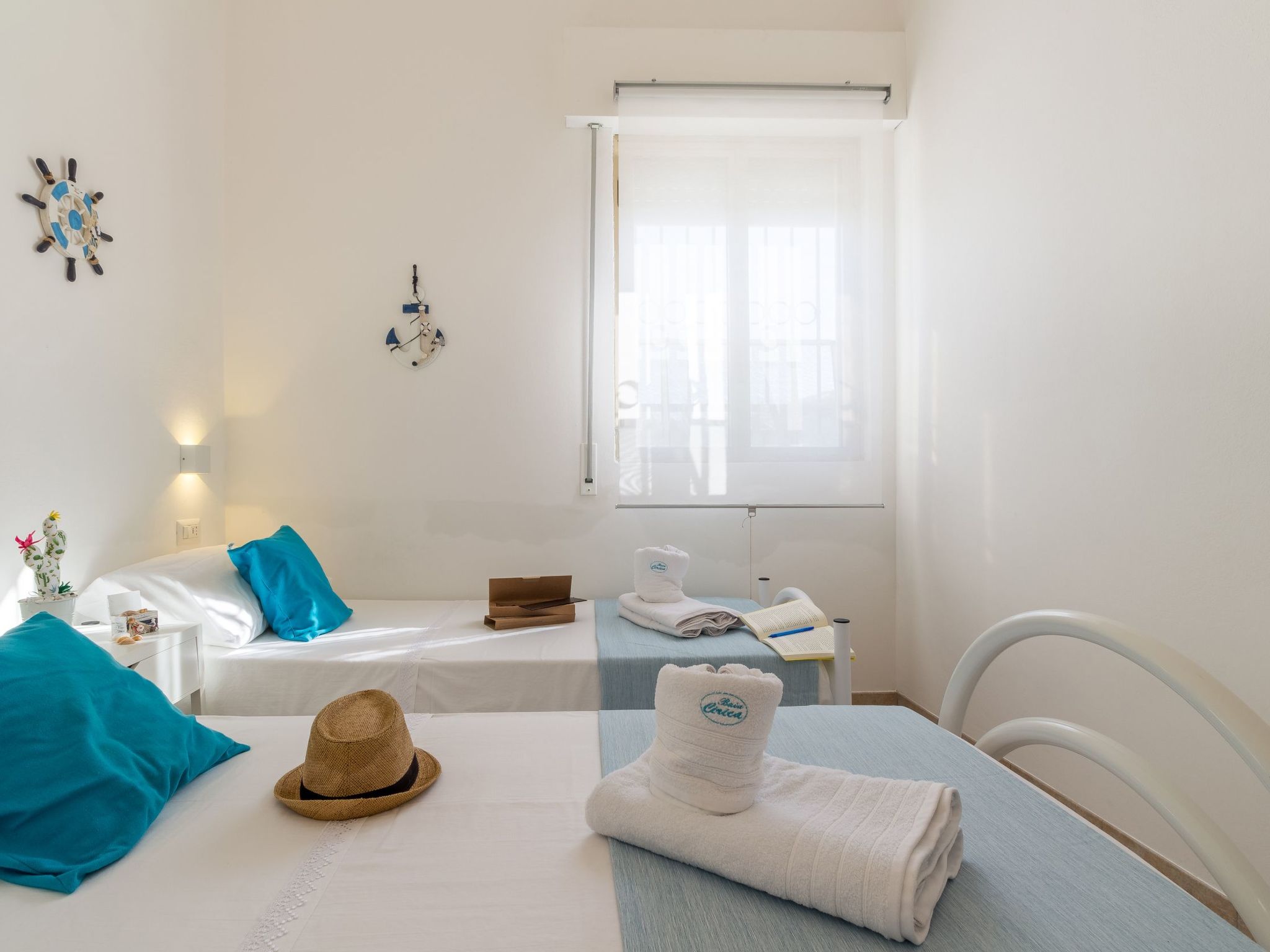 Edoné, Wohnung mit Blick auf einen Sandstrand-Binnen