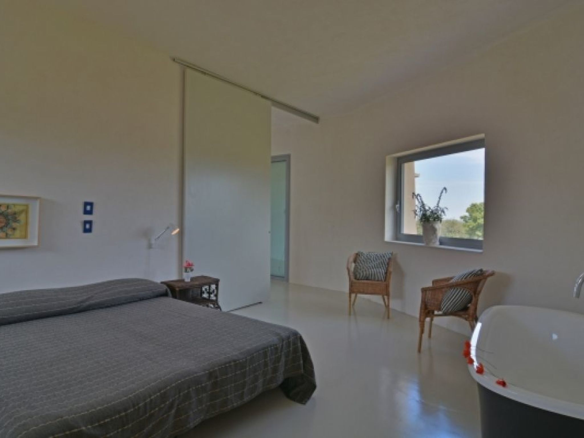 Villa Vendicari Senior Parkplatz, Schwimmbad.-Dedans