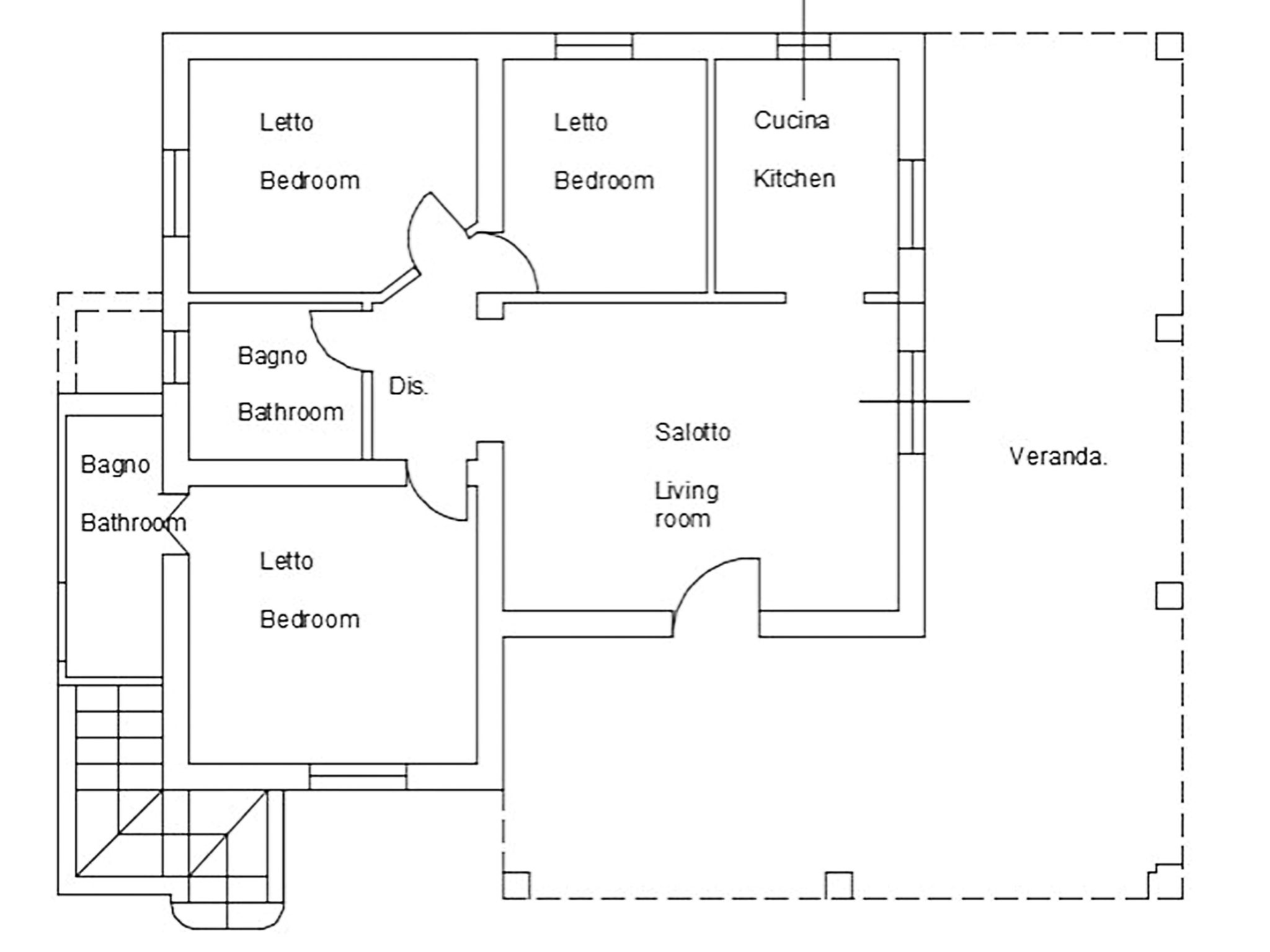 Wohnung 'Villa Cavarra 1 - Dedans