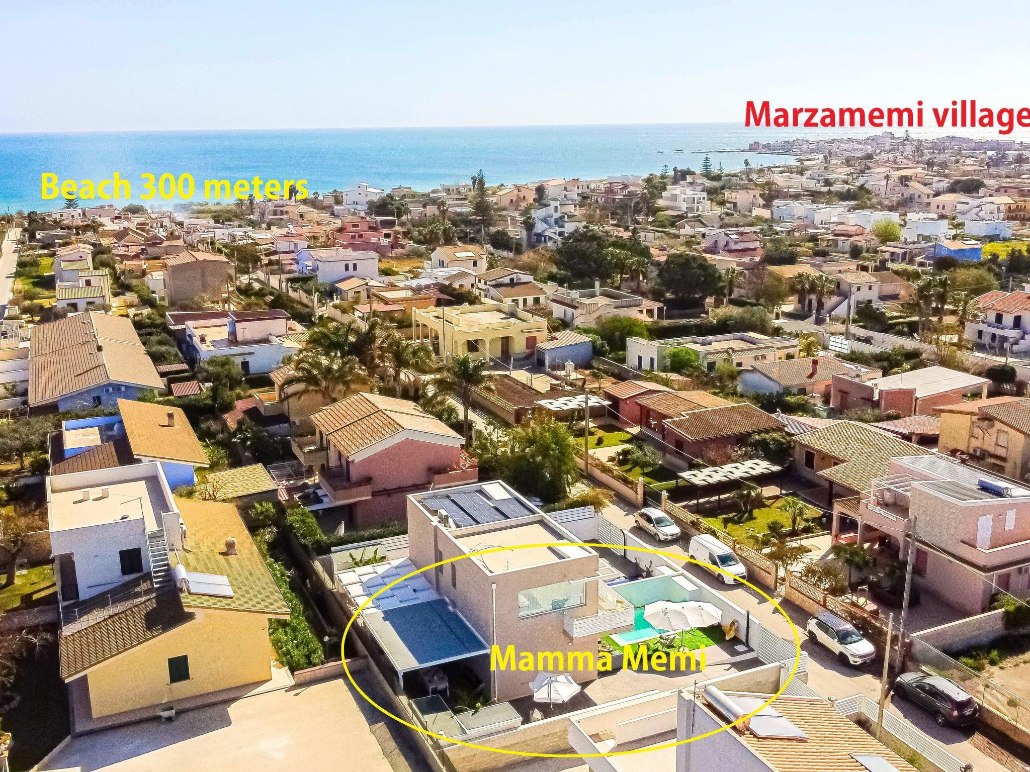 Schwimmbad, elegant, in Strandnähe-Dedans