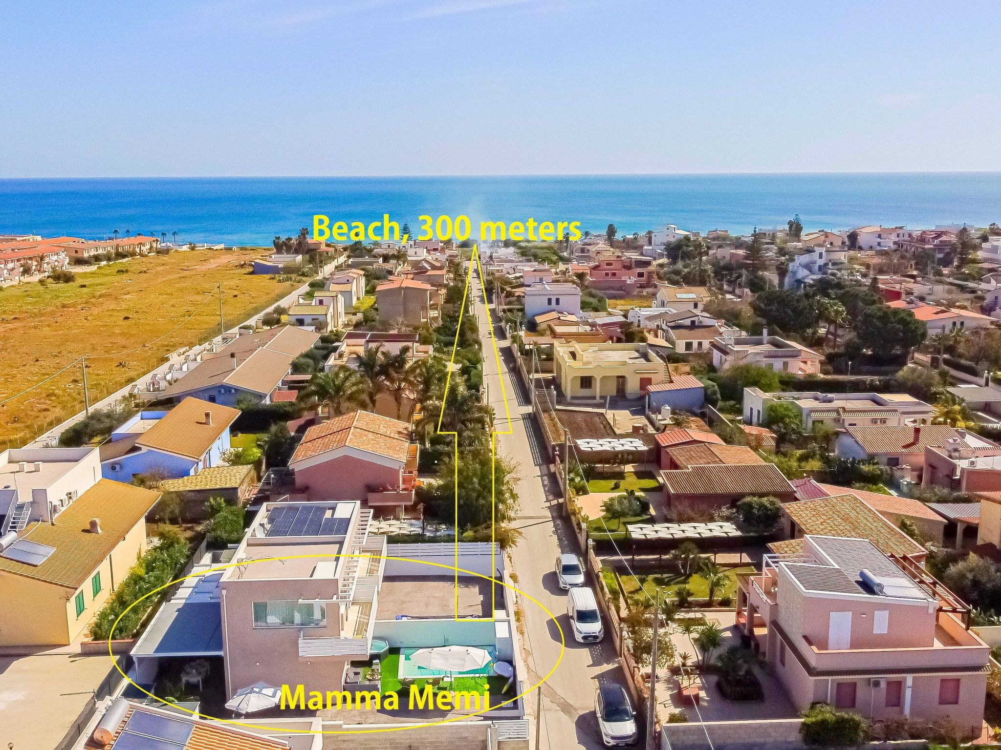 Schwimmbad, elegant, in Strandnähe-Dedans