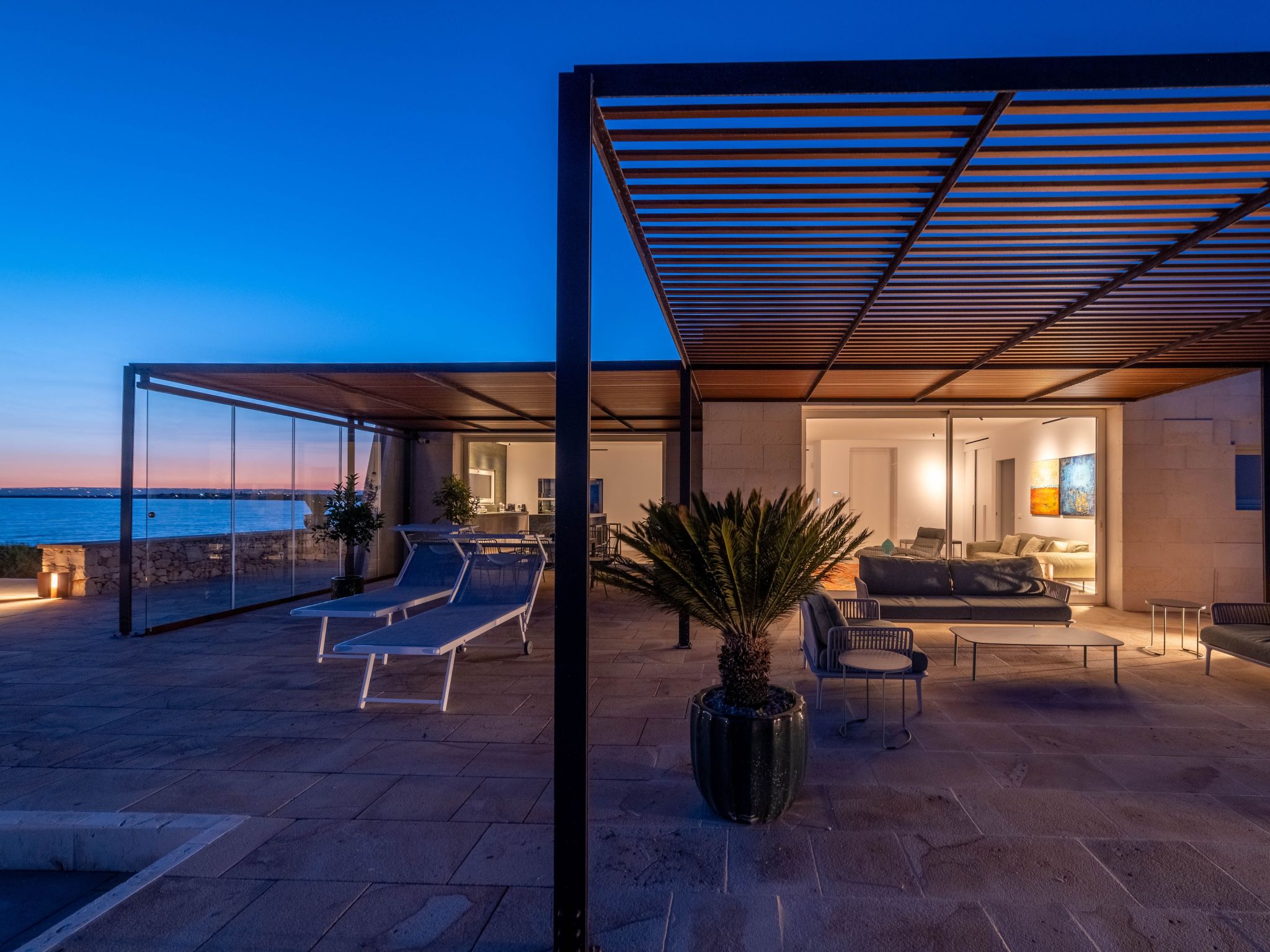 Europas südlichstes Luxusdomizil am Meer-Binnen