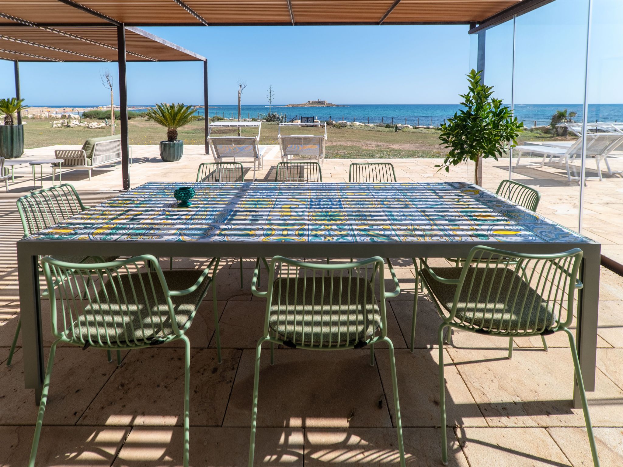 Europas südlichstes Luxusdomizil am Meer-Binnen