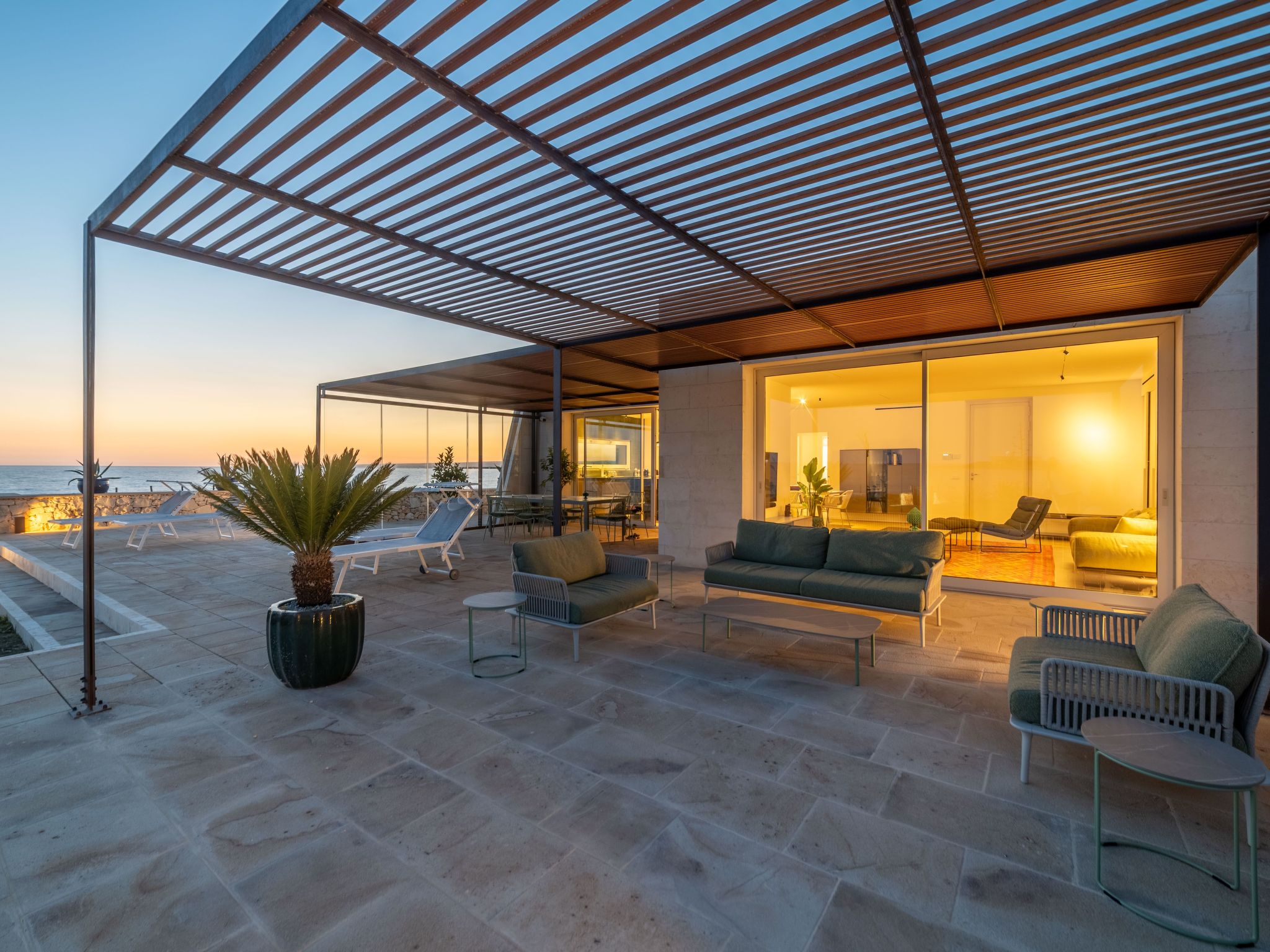 Europas südlichstes Luxusdomizil am Meer-Binnen