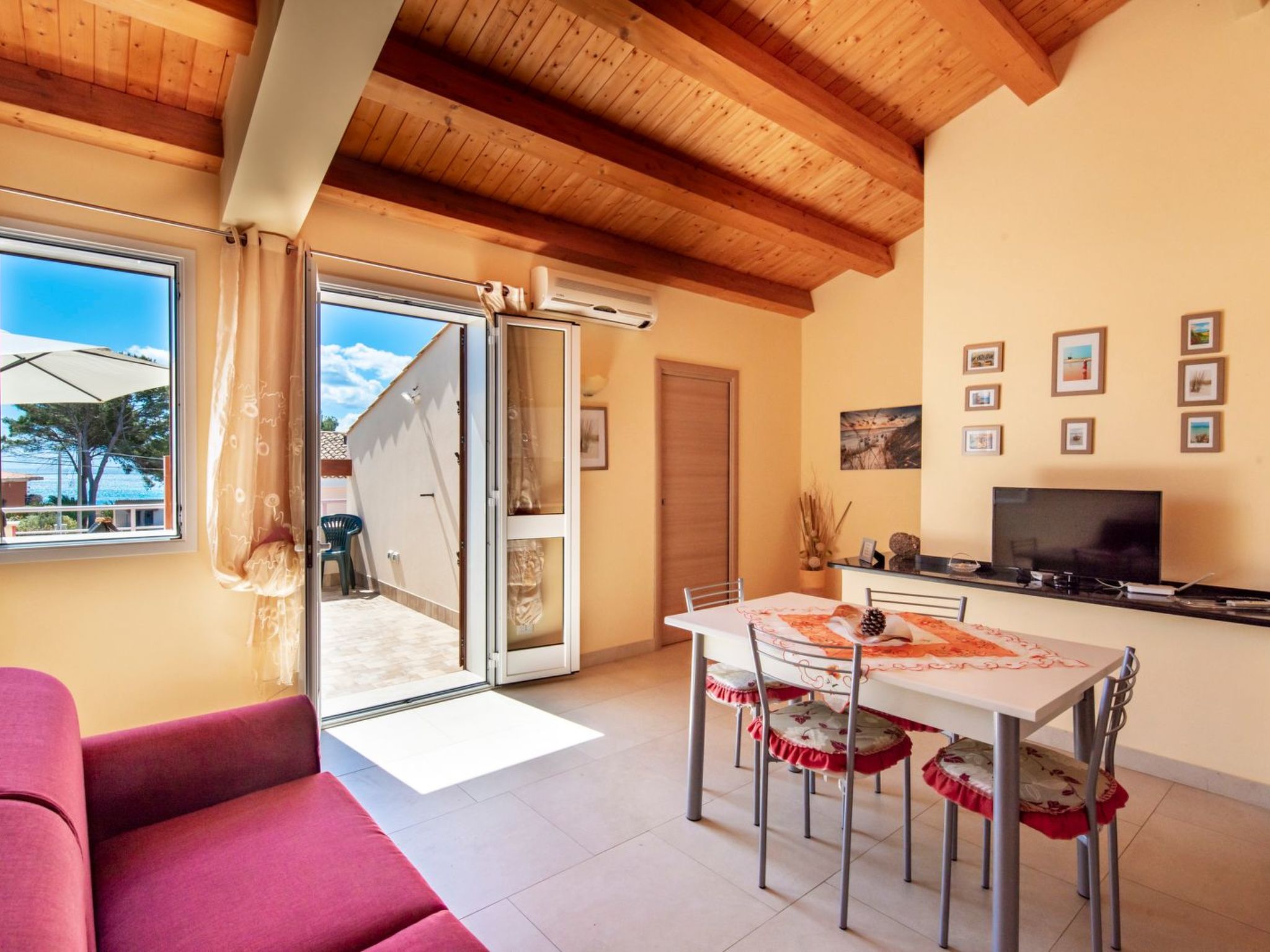 Villa Tonnara 50 m Strand Meerblick Borgo Gebiet-Binnen