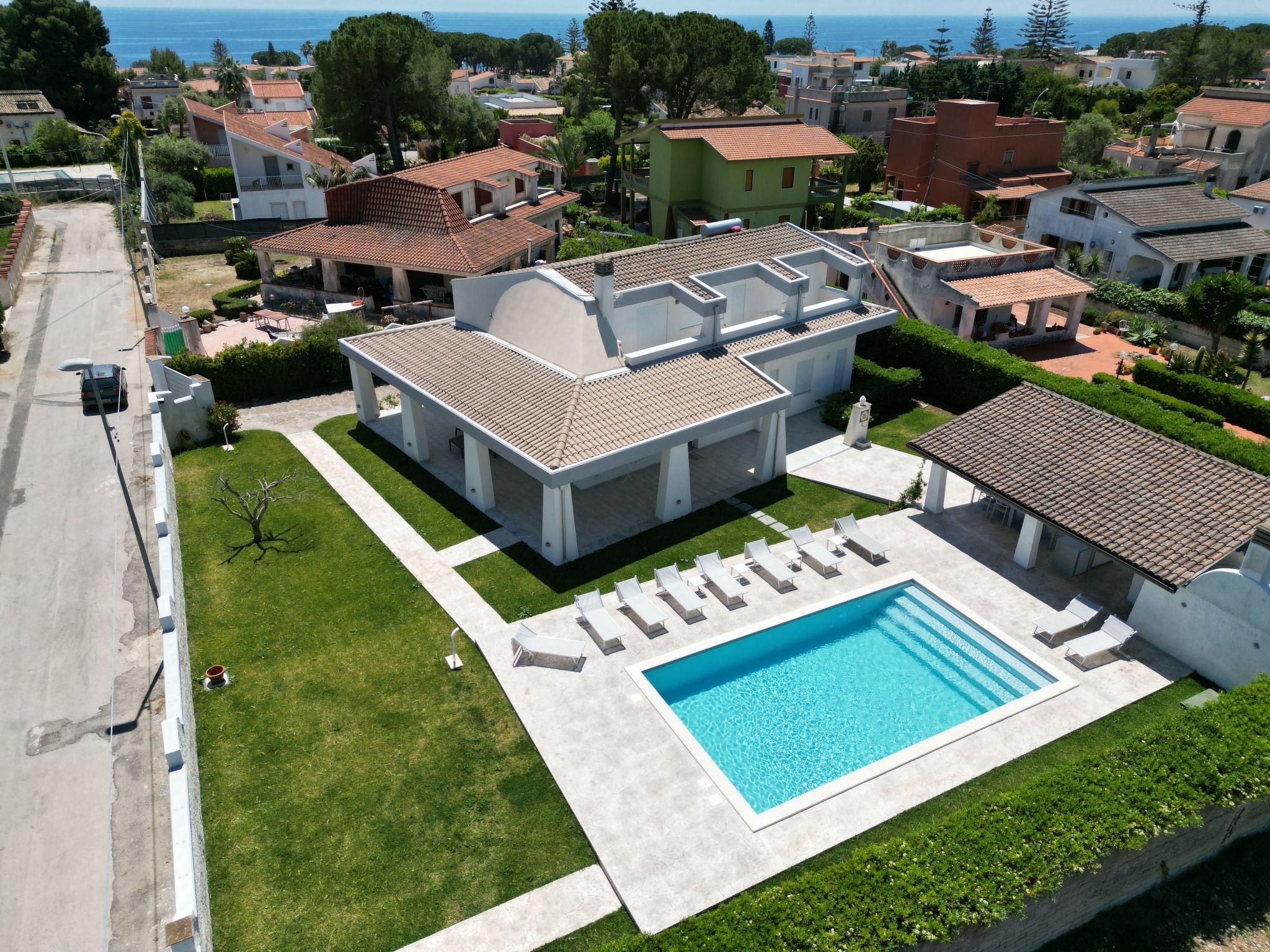 Vakantiehuis met privé zwembad in Fontane Bianche (Italië) voor 10 personen