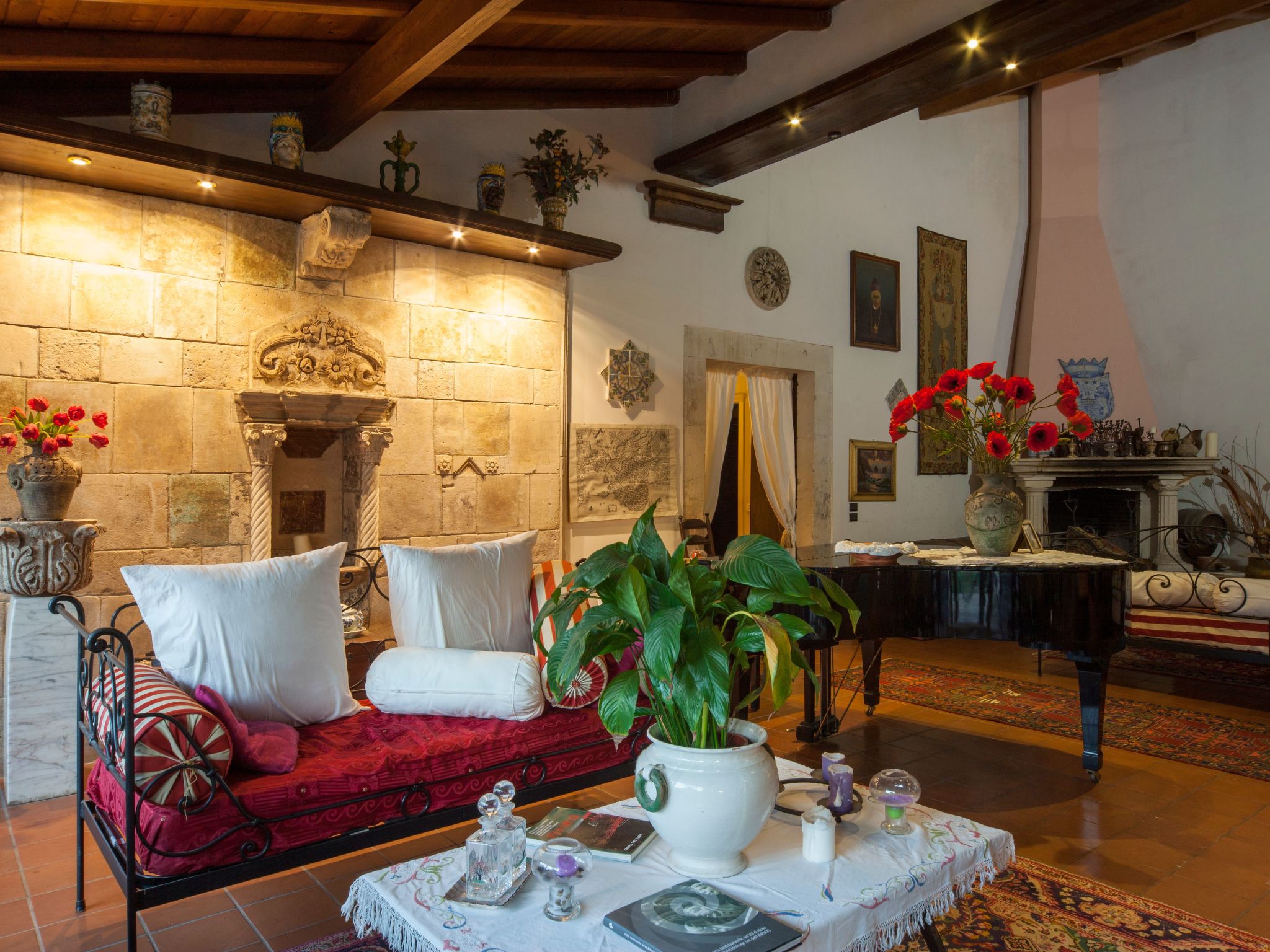 Villa dei Papiri - Mini-Doppelwohnung auf zwei Ebenen mit Küche und eigenem Gar-Image-tags.info