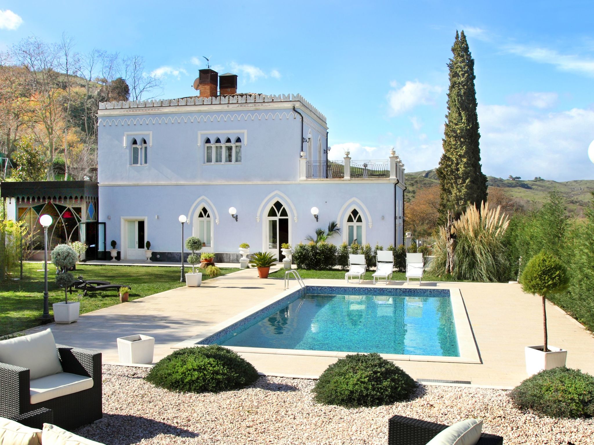 Vakantiehuis met privé zwembad in Francavilla di Sicilia (Italië) voor 10 personen