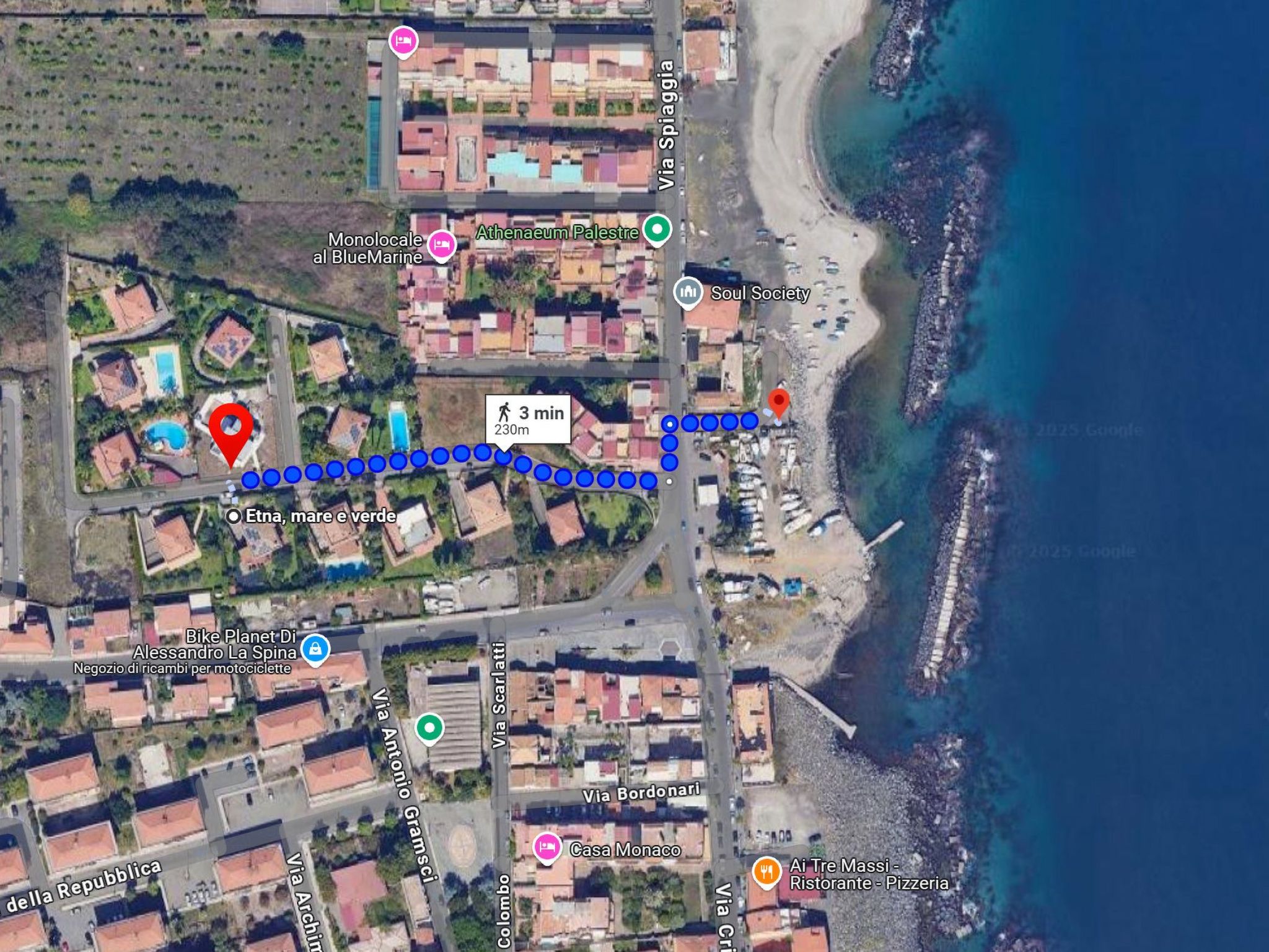 Ätna, Meer und Grün - Freiraum-Inside