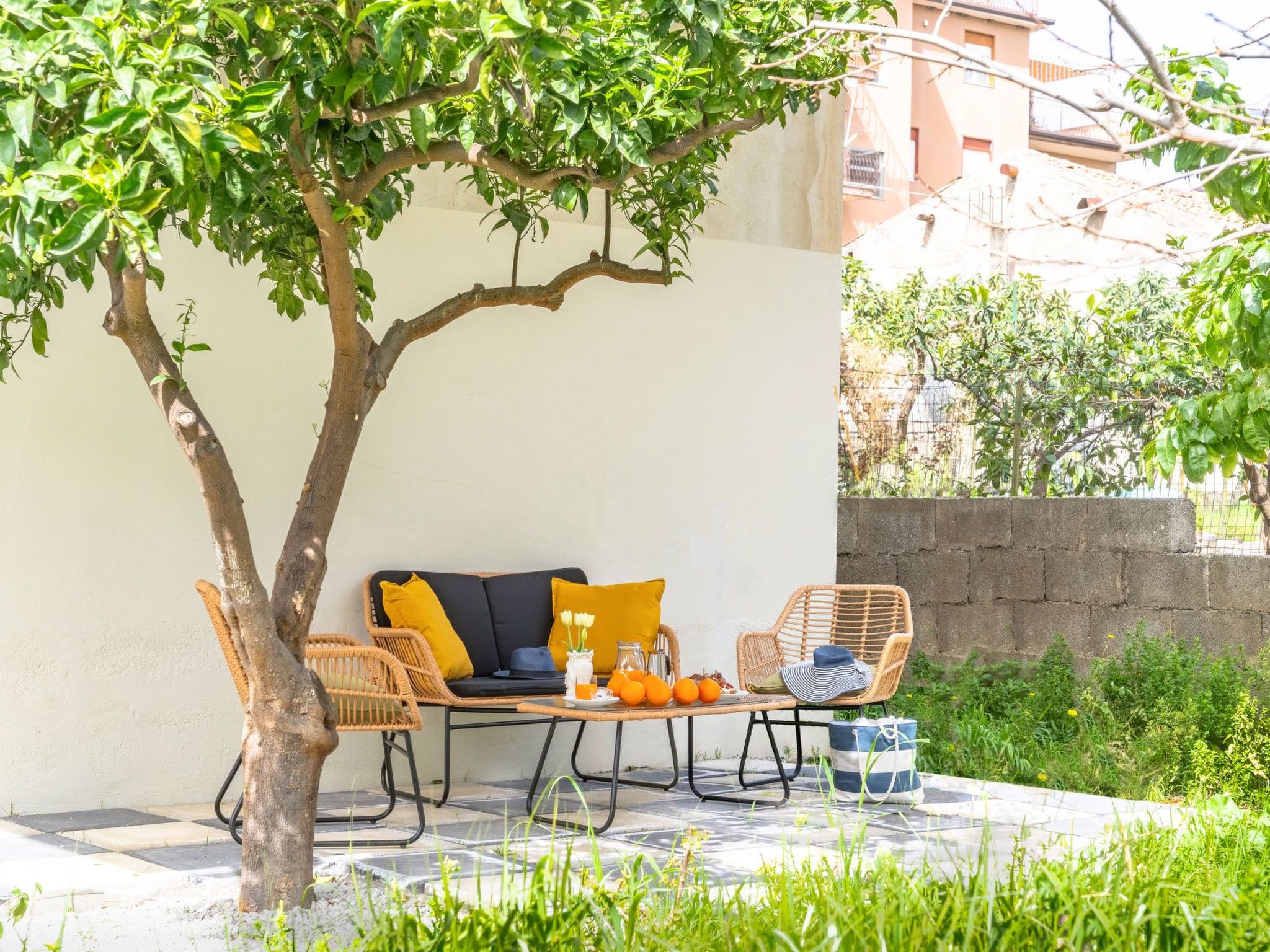 Die Orange und der Goldfisch-Dedans