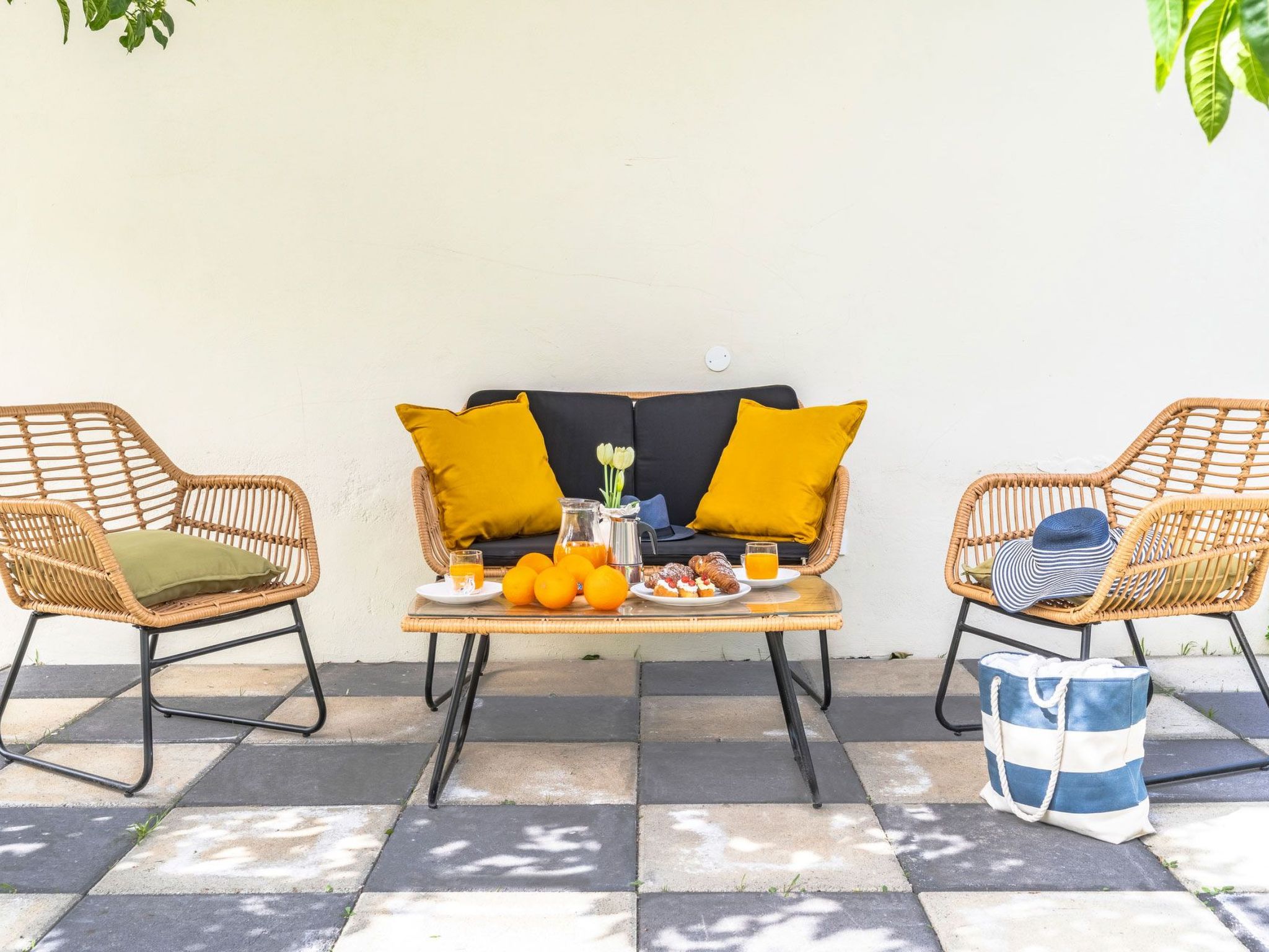 Die Orange und der Goldfisch-Dedans