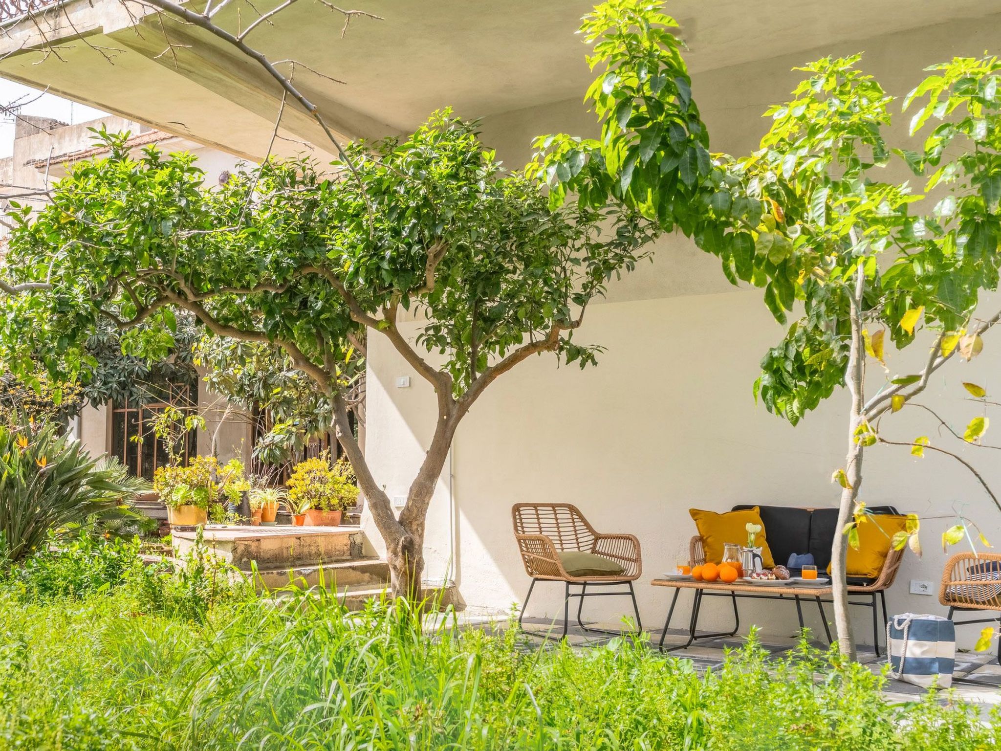 Die Orange und der Goldfisch-Dedans