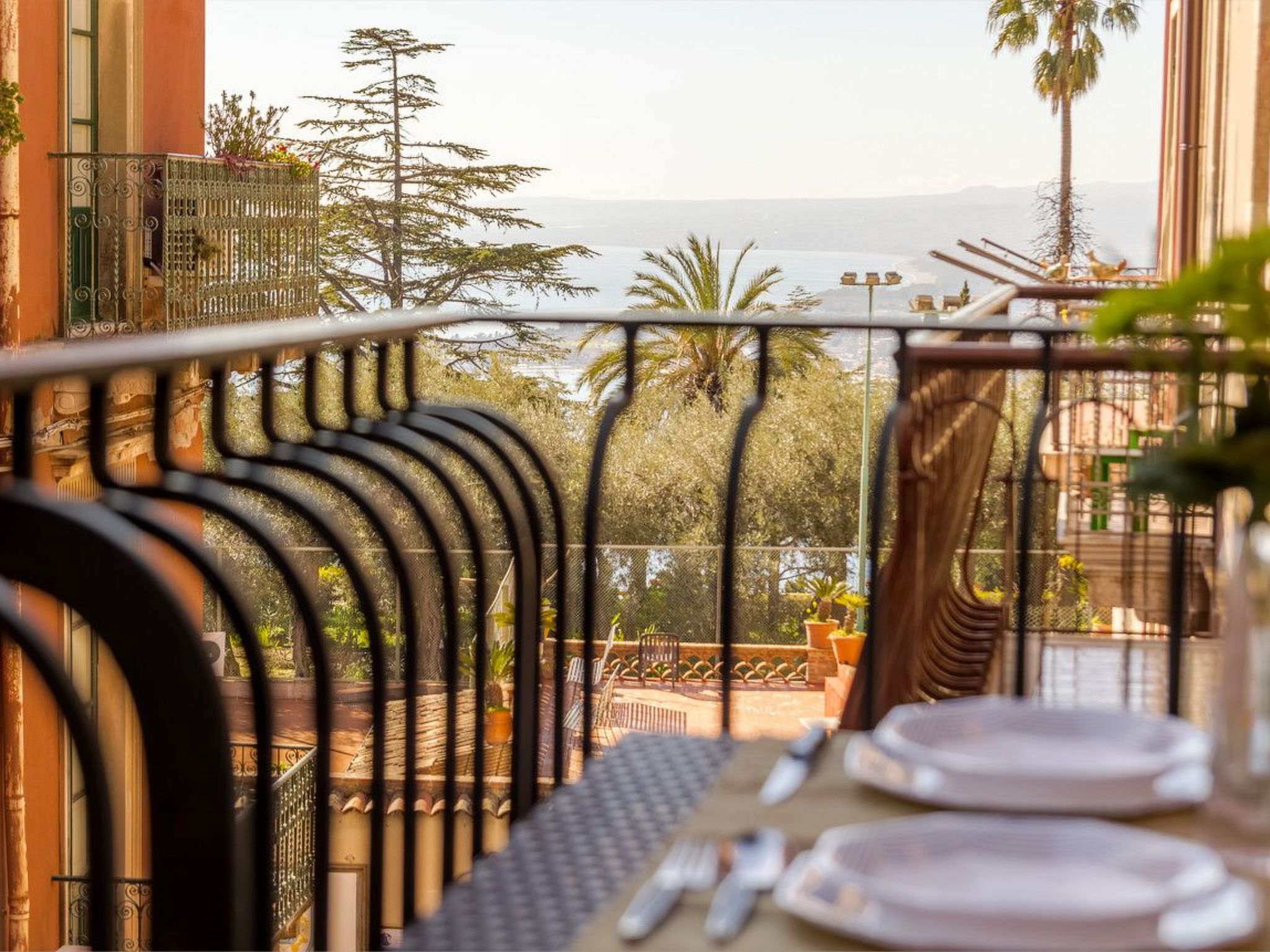 Wohnung in Taormina mit Terrasse-Dedans
