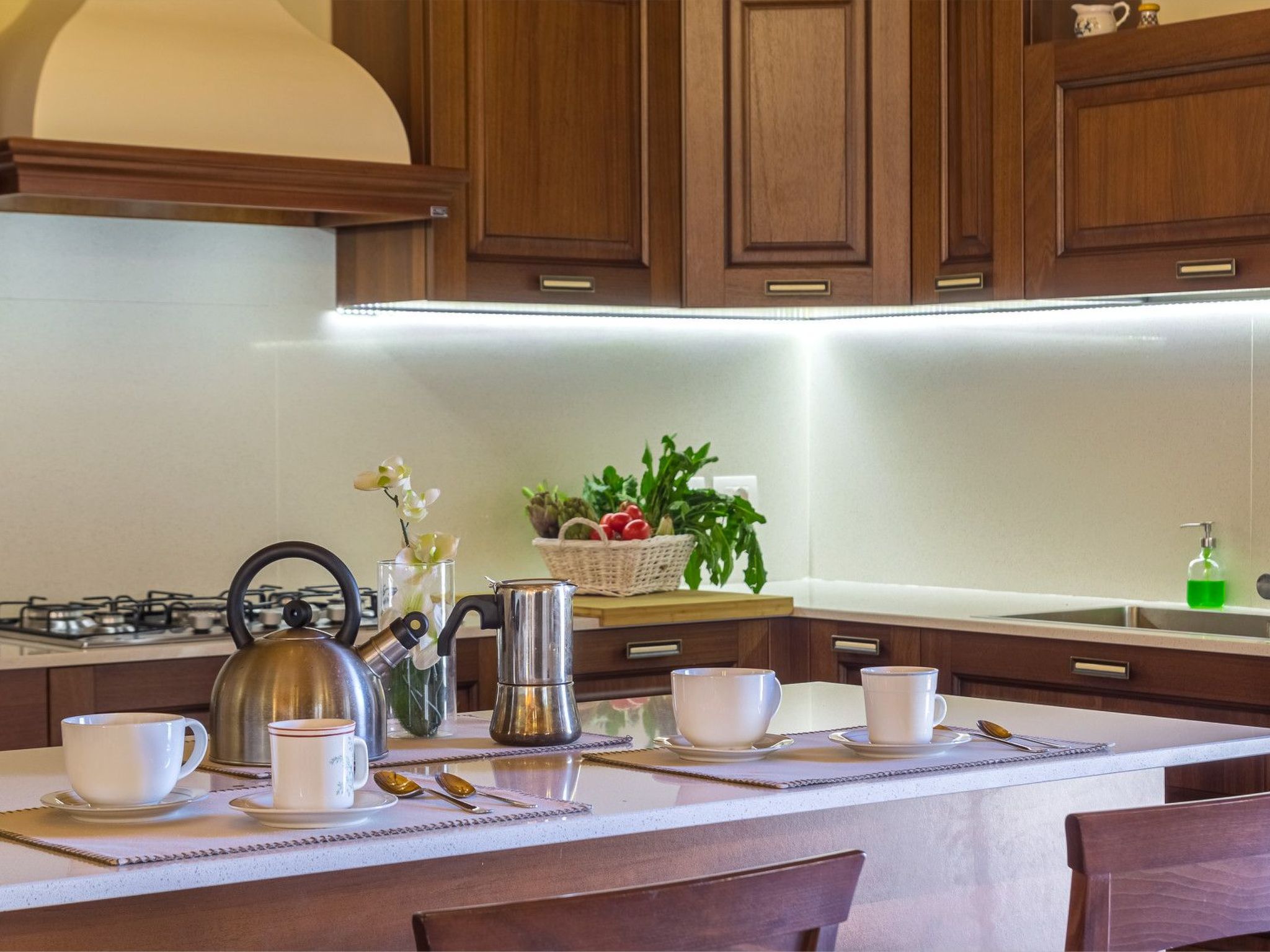 Das Haus des Großvaters in Taormina-Drinnen