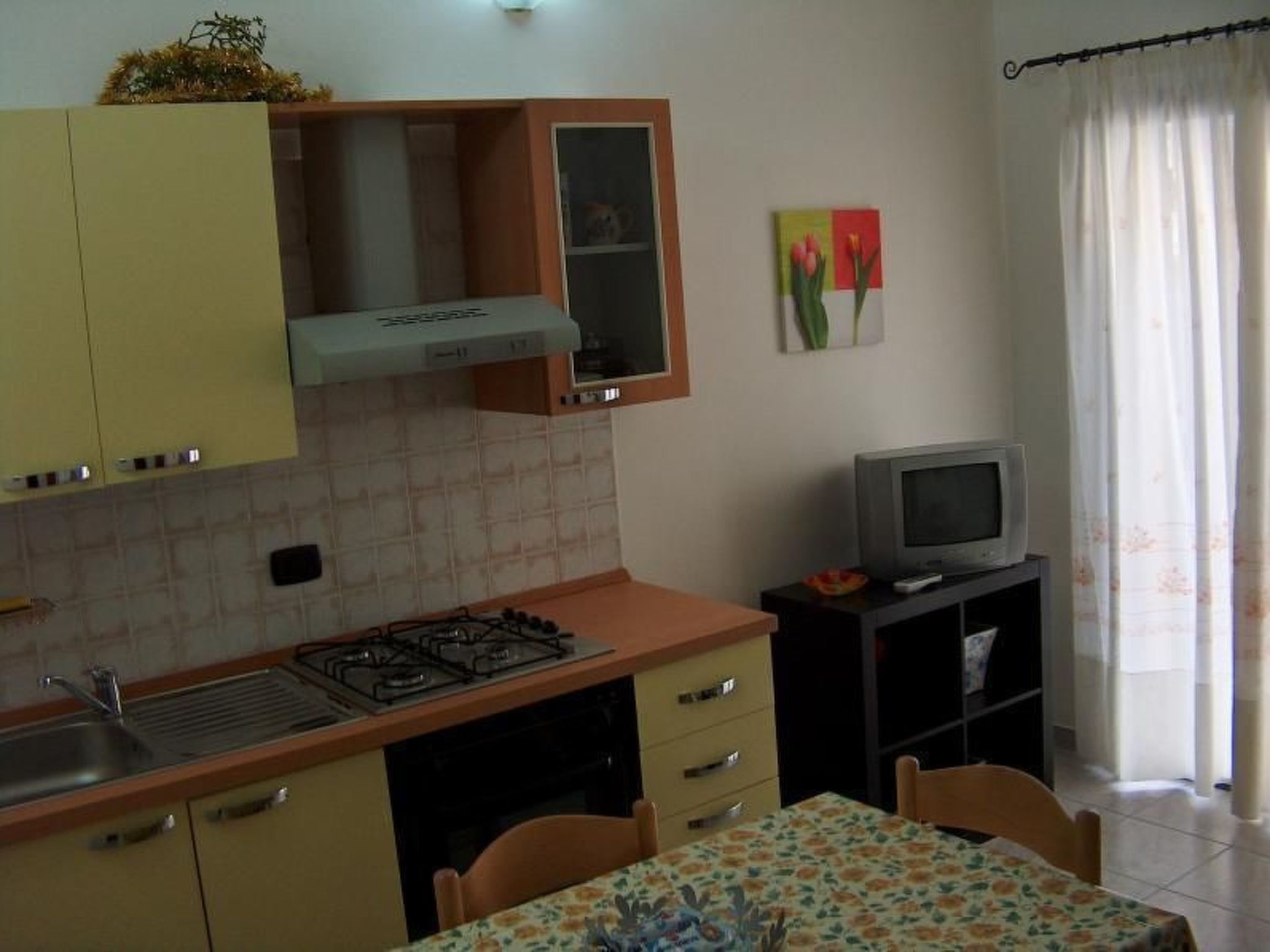 In mittelalterlichem Ort mit allem Komfort ausgestattet