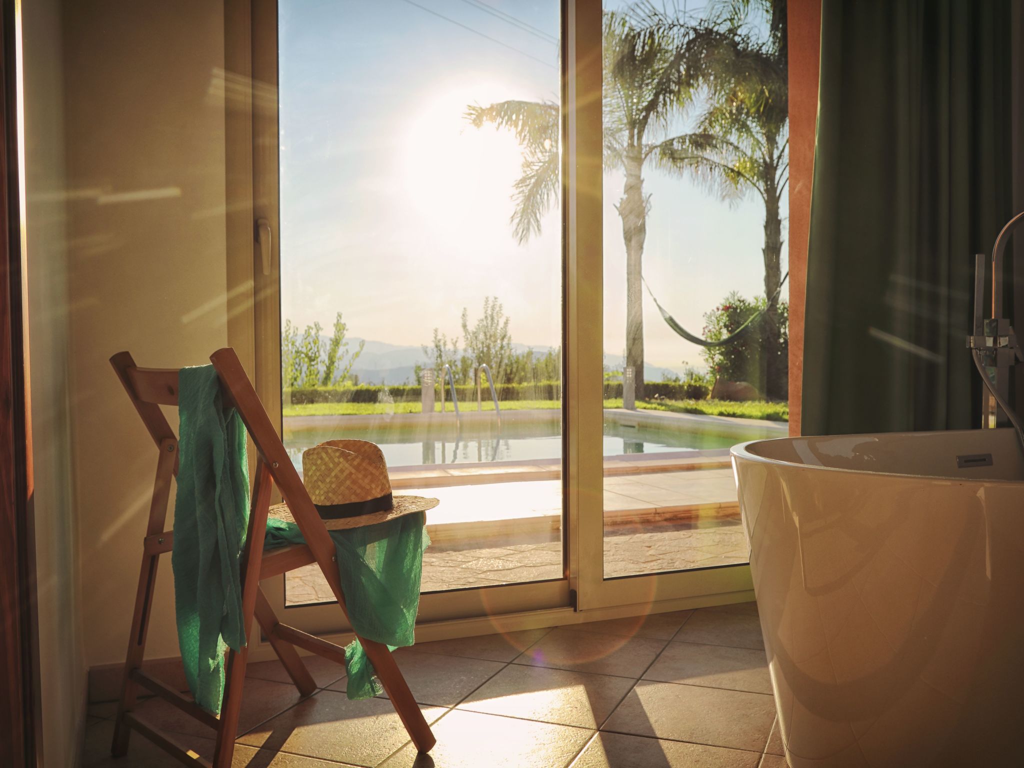 Berghütte "Villa Malú" mit Blick auf das Wasser-Inside