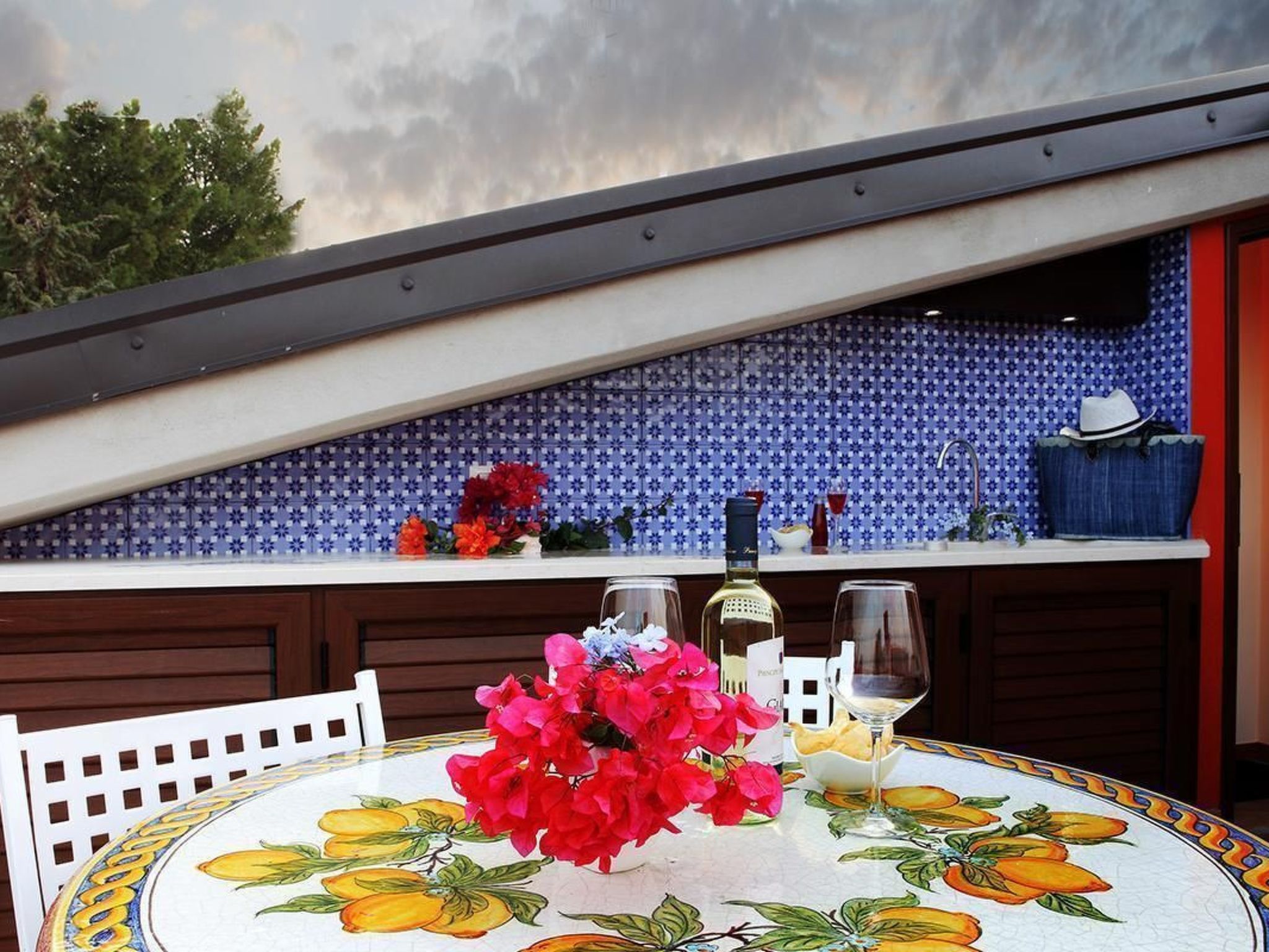 Luna rossa charmantes Haus-Binnen