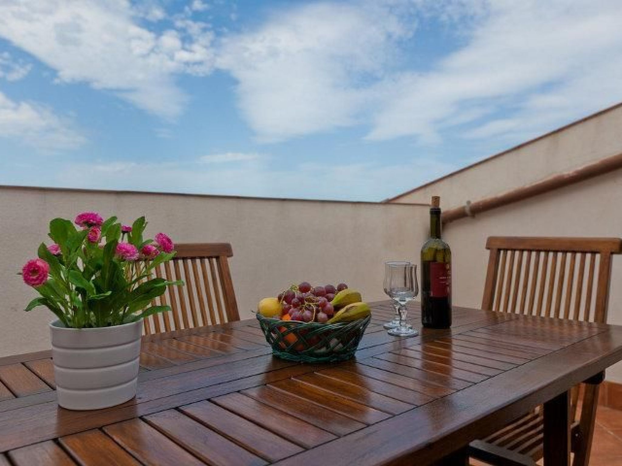 Terrasse des Zentrums-Binnen