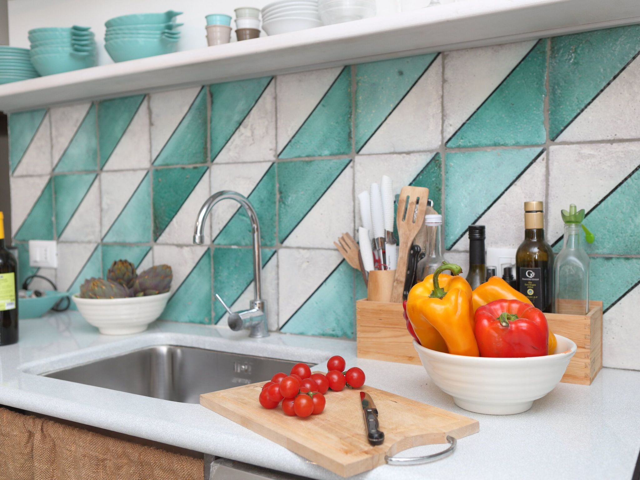 Charmante Wohnung in Cefalù mit Terrasse-Binnen