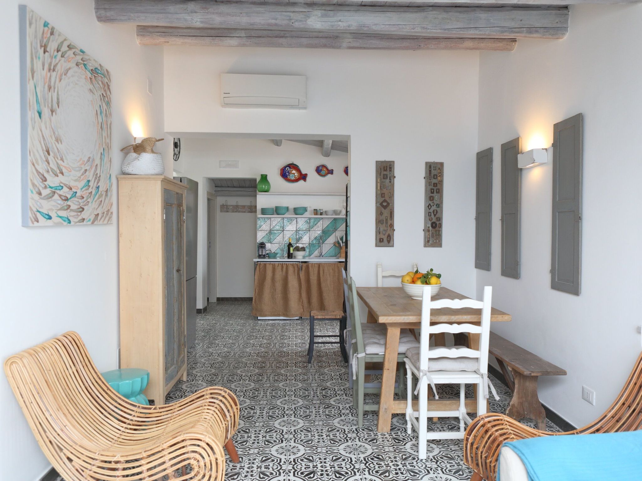 Charmante Wohnung in Cefalù mit Terrasse-Binnen