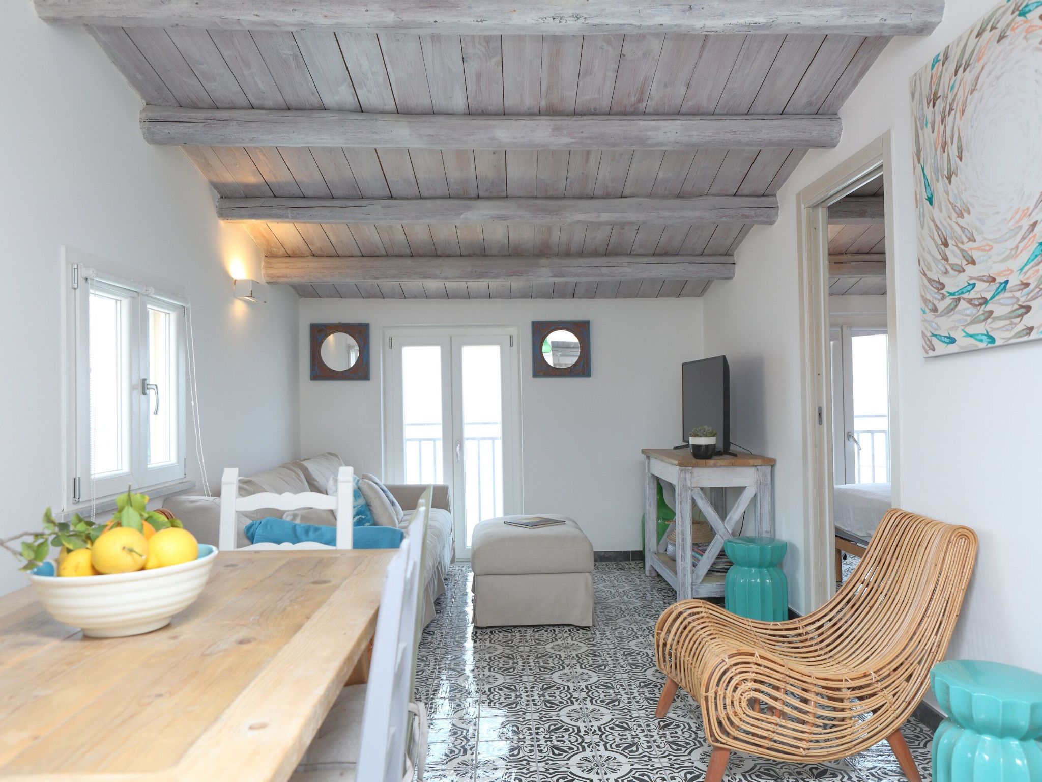 Charmante Wohnung in Cefalù mit Terrasse-Binnen