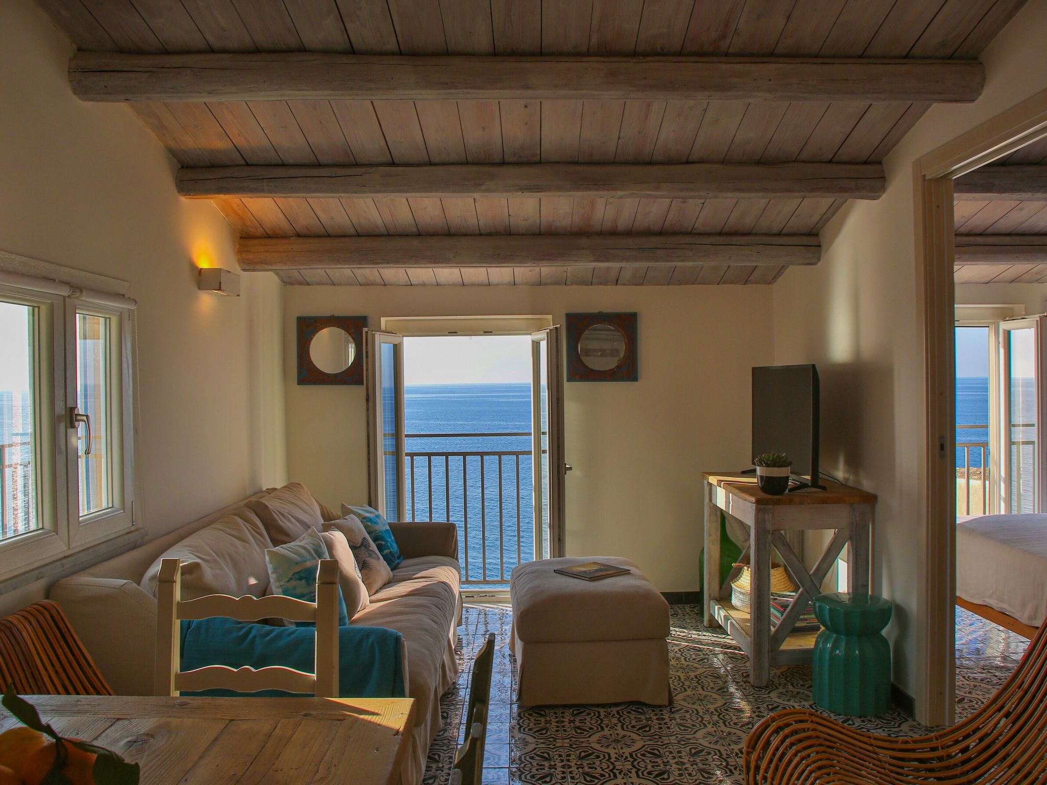 Charmante Wohnung in Cefalù mit Terrasse-Binnen