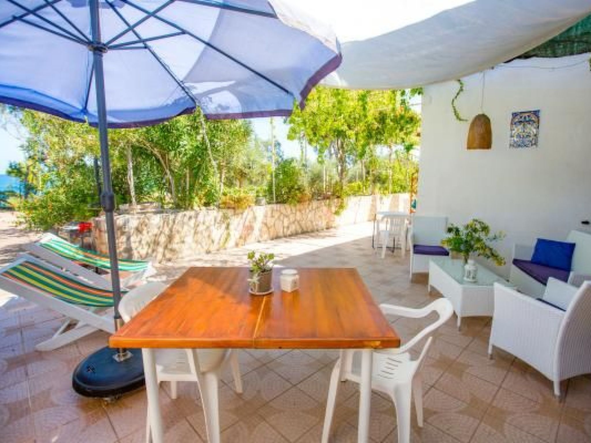Ferienhaus mit umzäuntem Garten in Campofelice di Roccella (Italien) und 1 Hund erlaubt