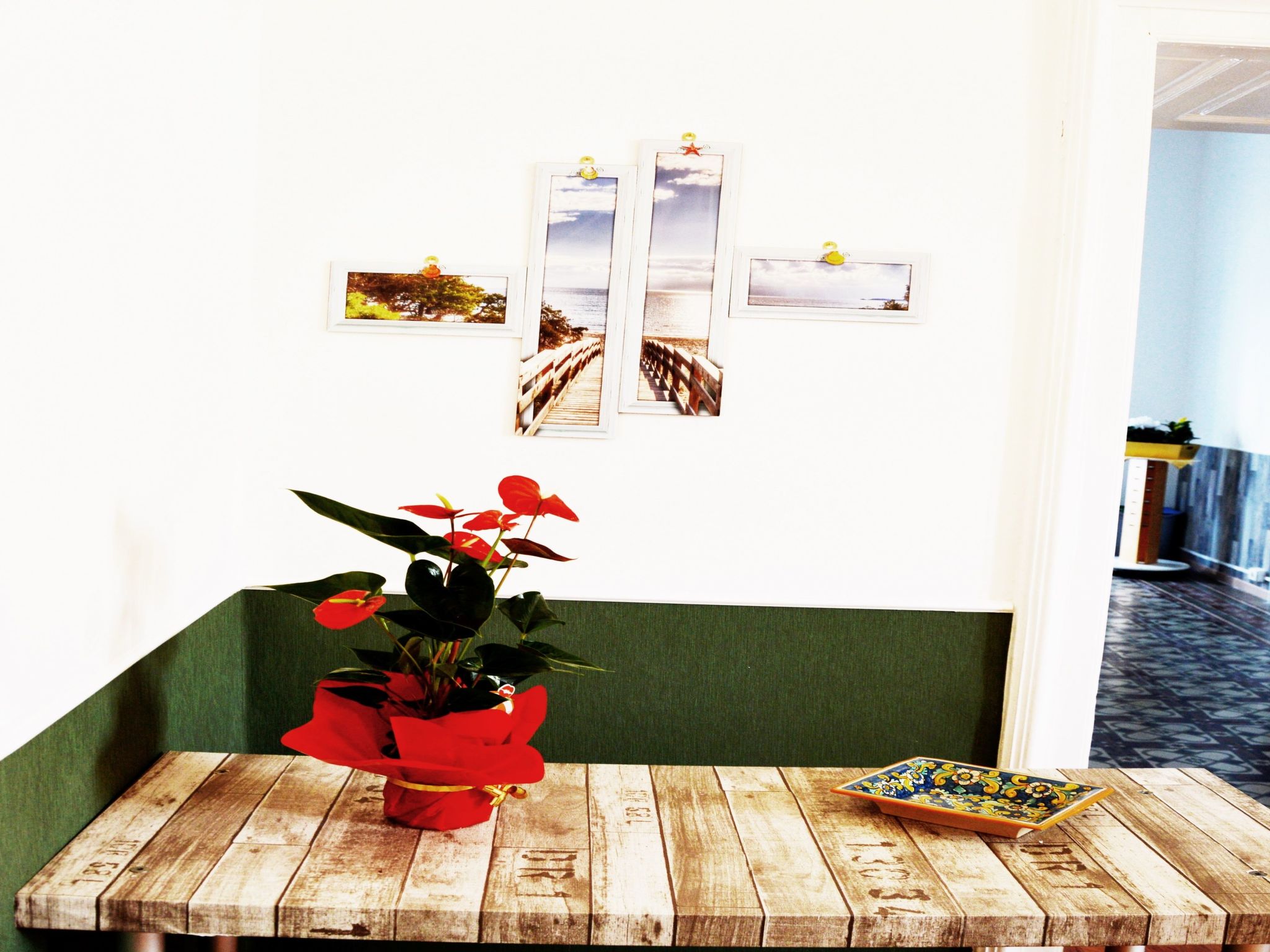 Zimmer 'Rose' mit Balkon - Drinnen