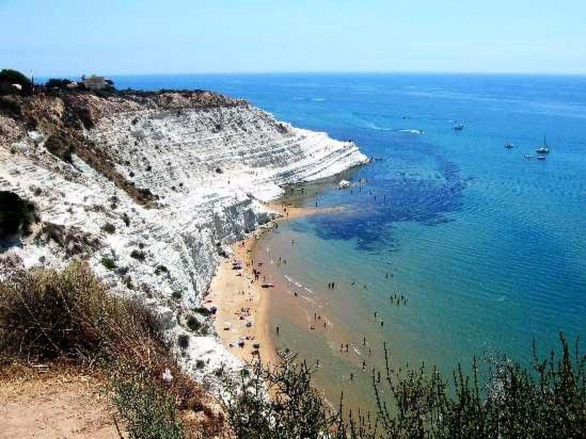 Wohnung an der Scala dei Turchi-Inside