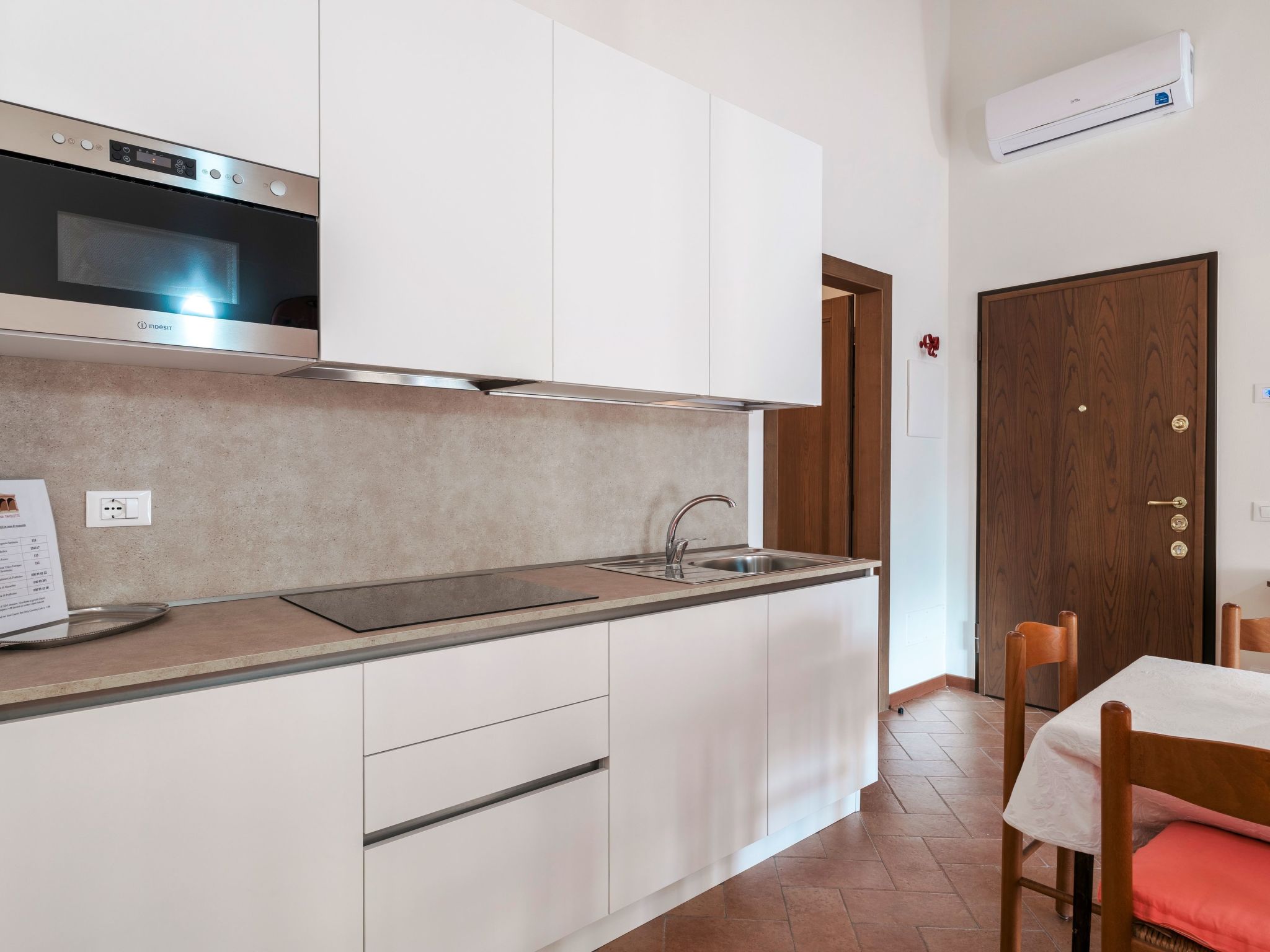 Wohnung mit Einzelbetten und Schlafsofa