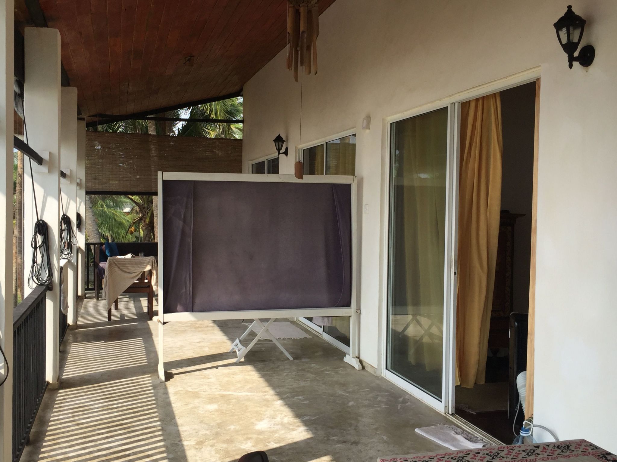 Doppelhaushälfte der Villa, direkt am Strand von Hikkaduwa in Sri Lanka gelegen — Terrace (5 of 39)