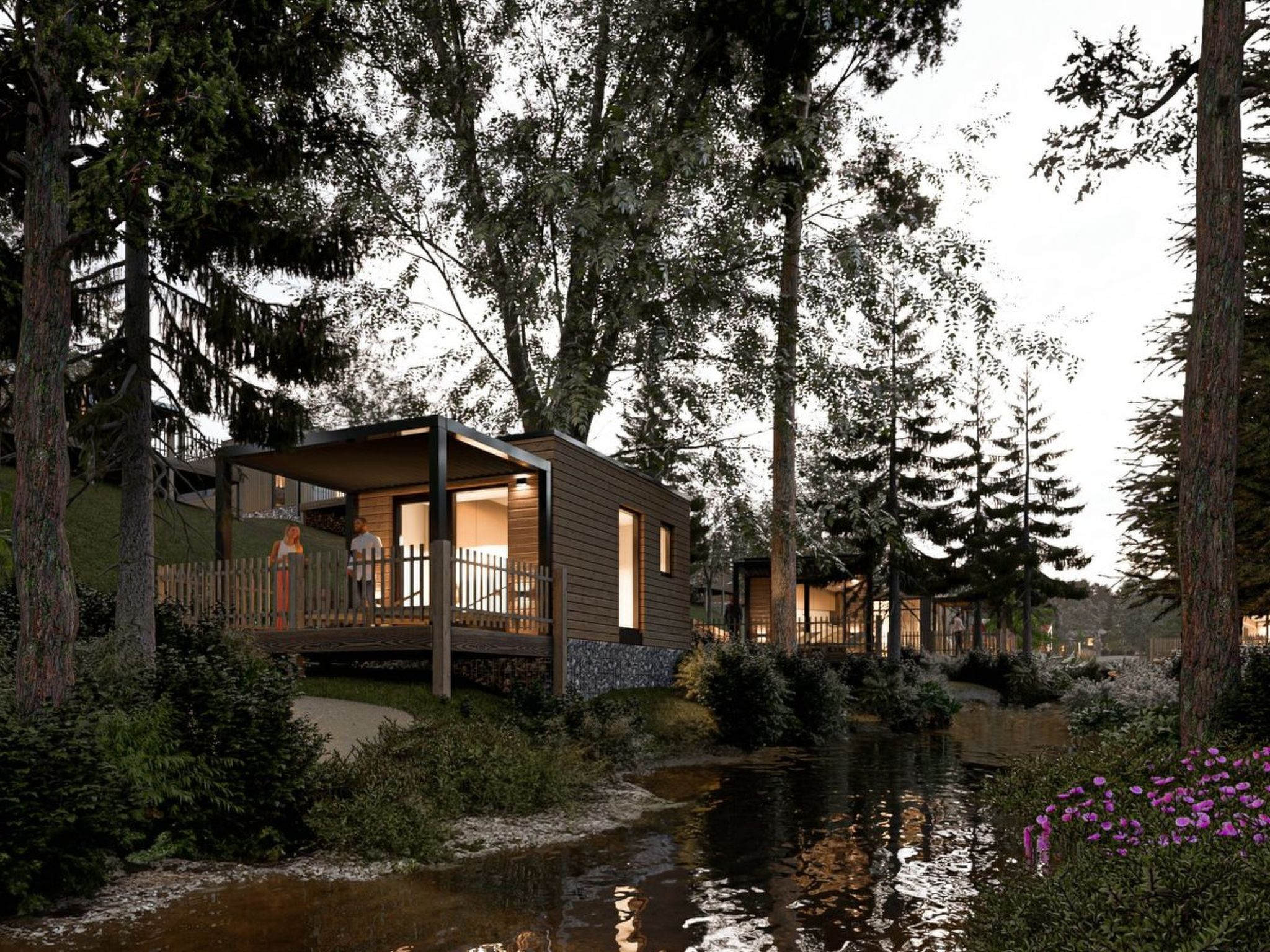 Resort Walsdorf - Tiny House met hottub - Buiten