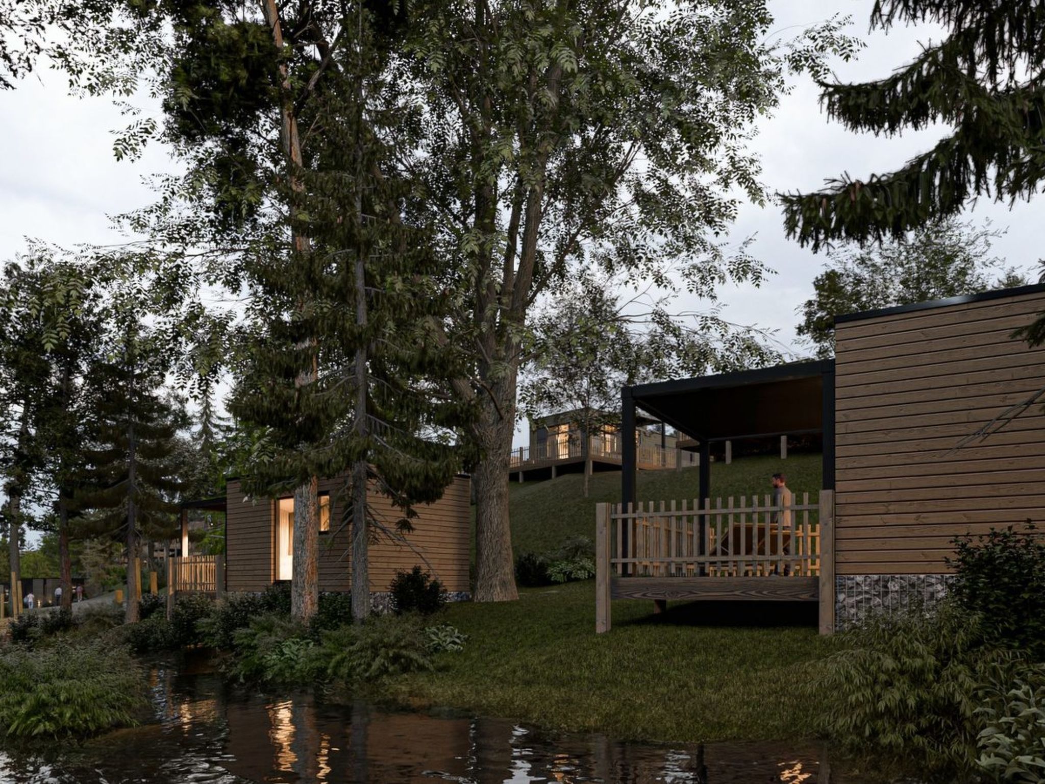 Resort Walsdorf - Tiny House met hottub - Buiten