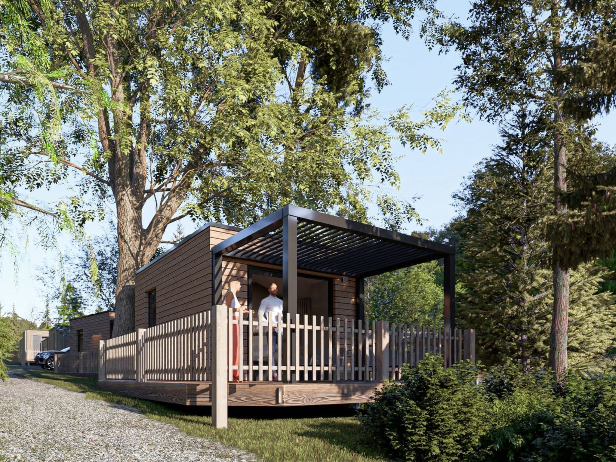Resort Walsdorf - Tiny House met hottub - Buiten