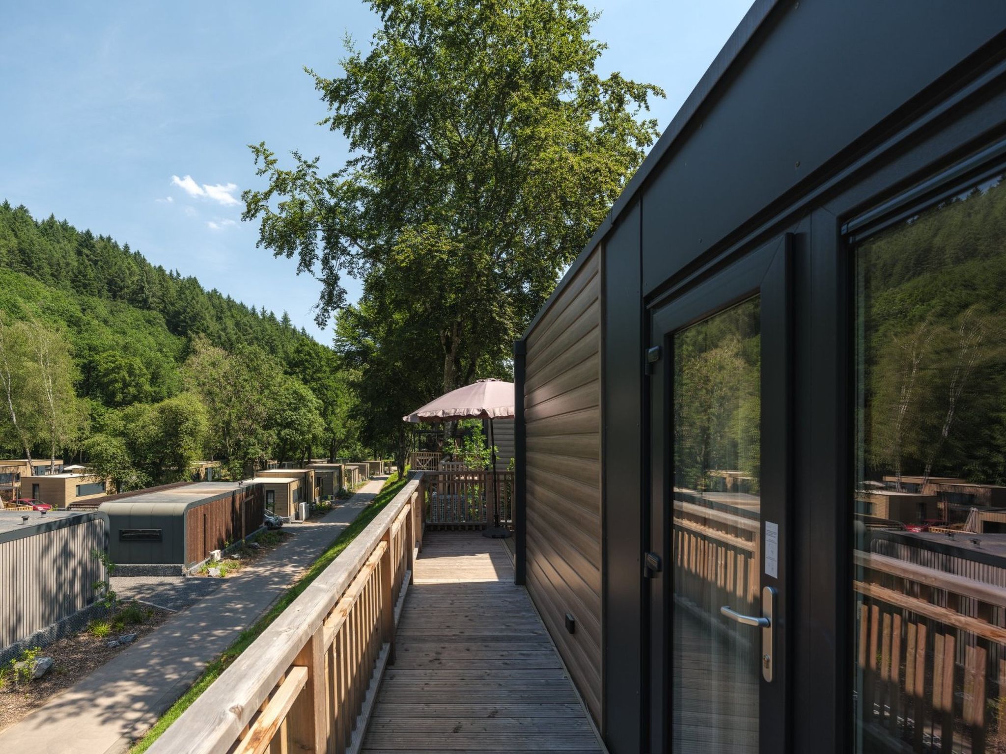 Resort Walsdorf - Sauwer Lodge hottub | 4p - Buiten