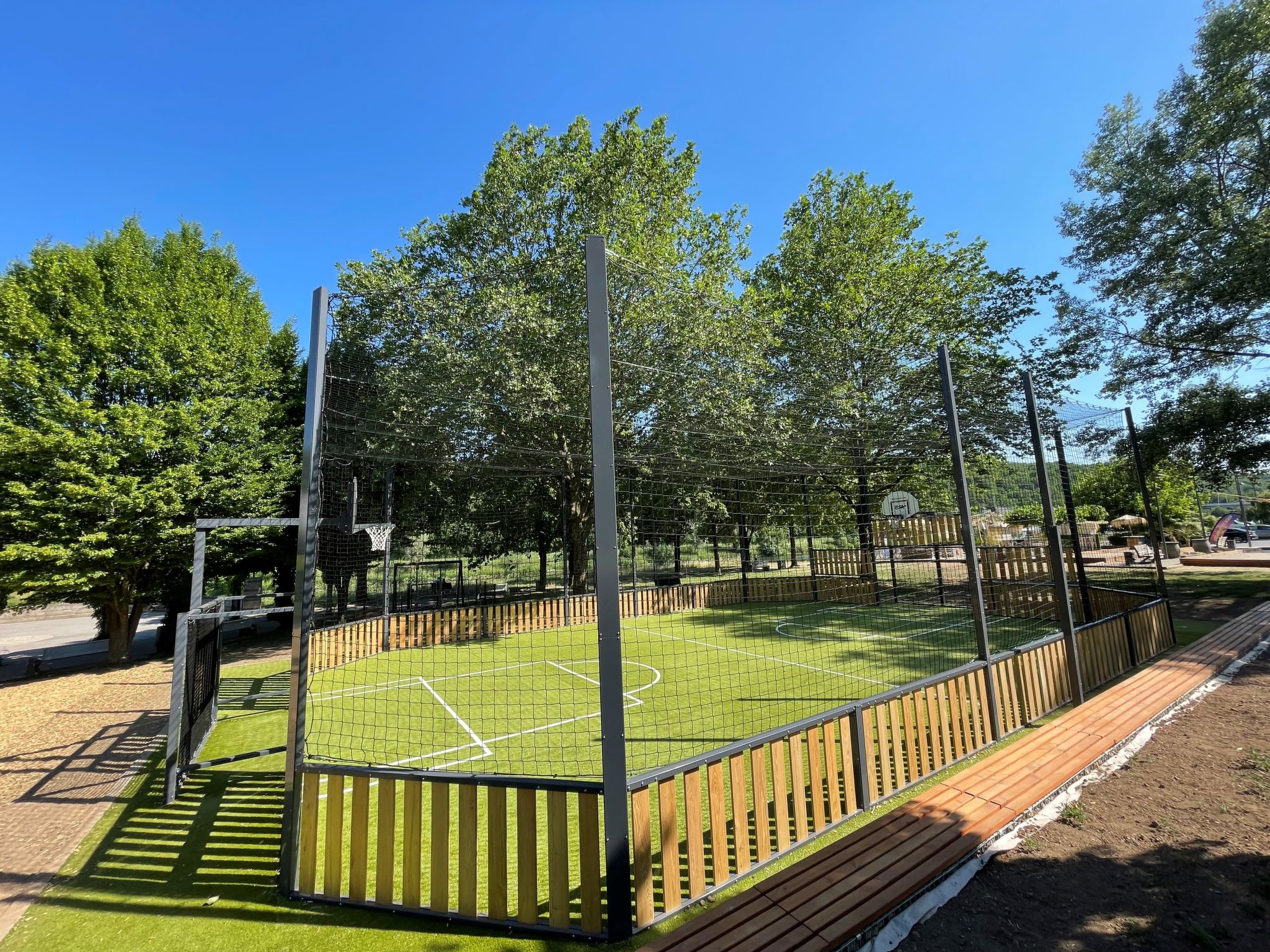 Appartement Am Schwimmbad – Vue aérienne, photo 21 sur 23